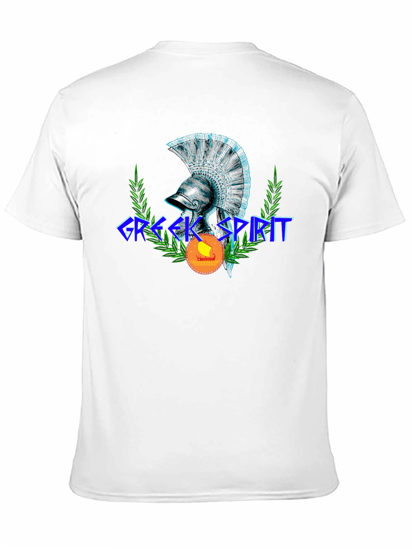 Greek Spirit Graphic T-Shirt
