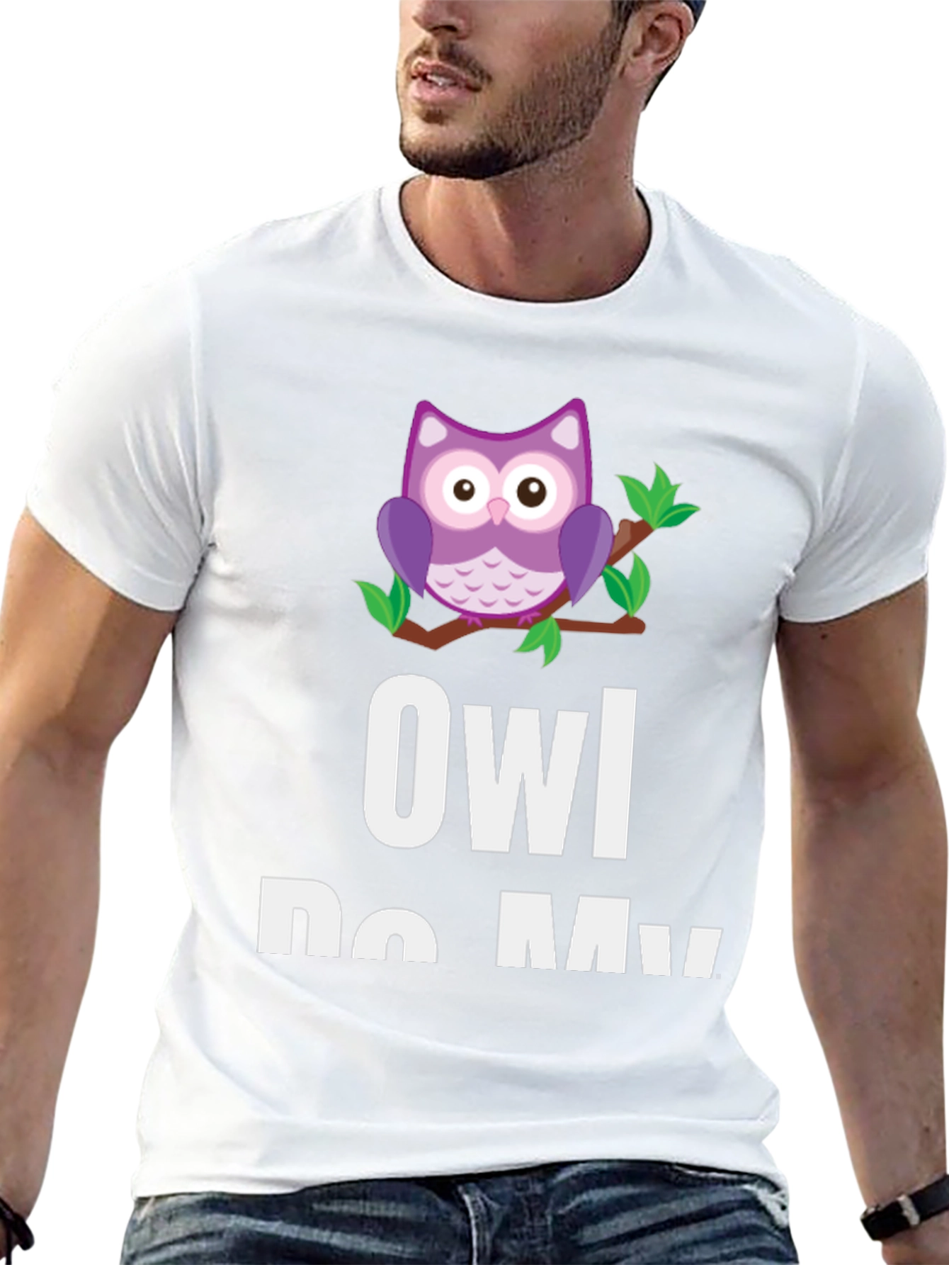 Owl Do My Best Funny Graphic T-Shirt