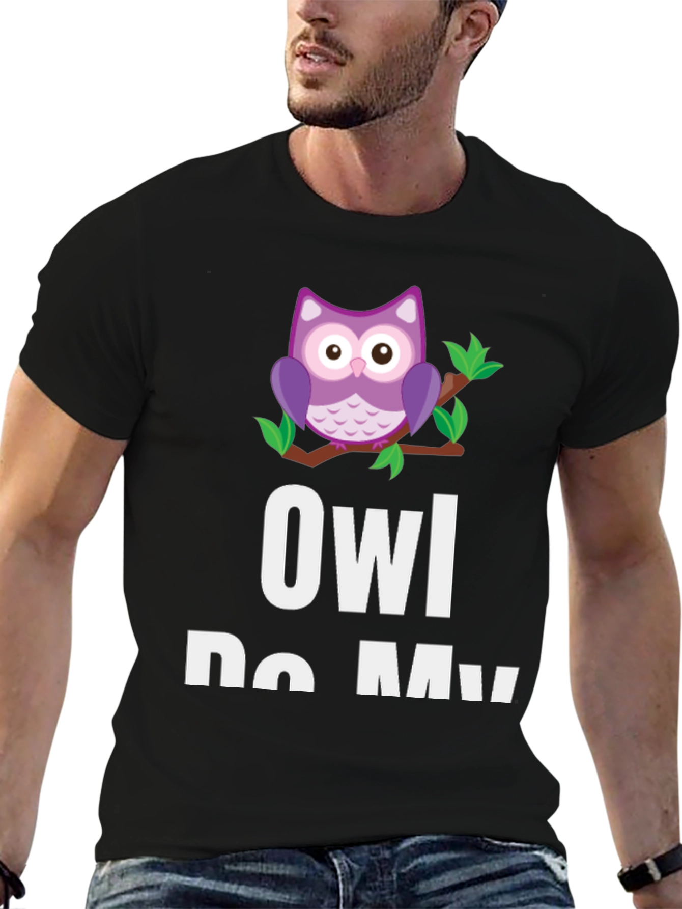 Owl Do My Best Funny Graphic T-Shirt