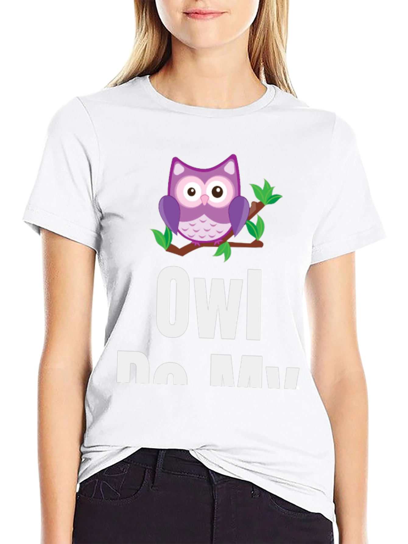 Owl Do My Best Funny Graphic T-Shirt