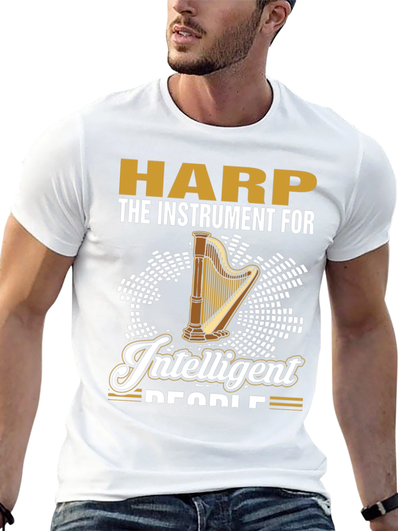 Harp Intelligent People T-Shirt
