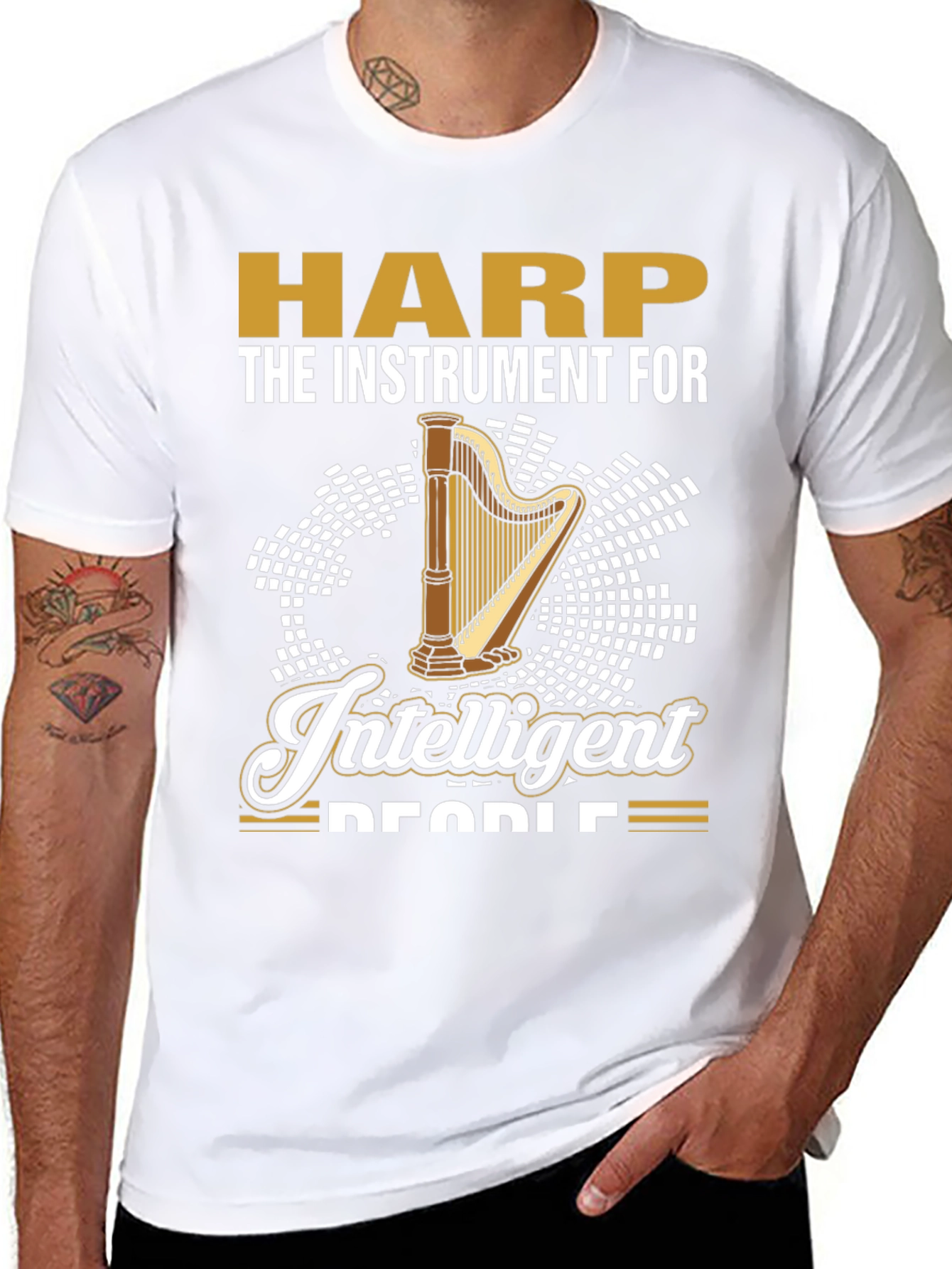 Harp Intelligent People T-Shirt