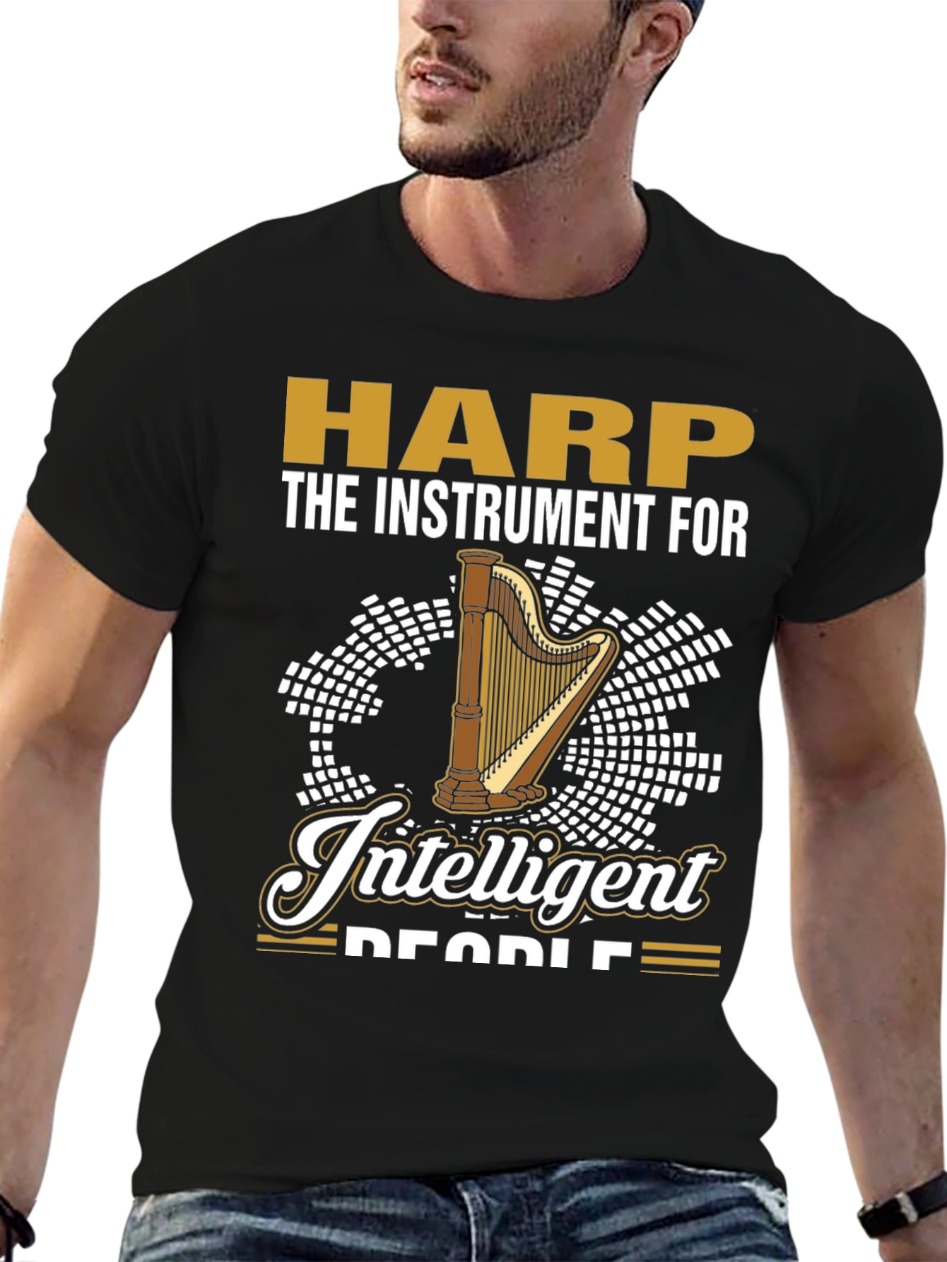 Harp Intelligent People T-Shirt