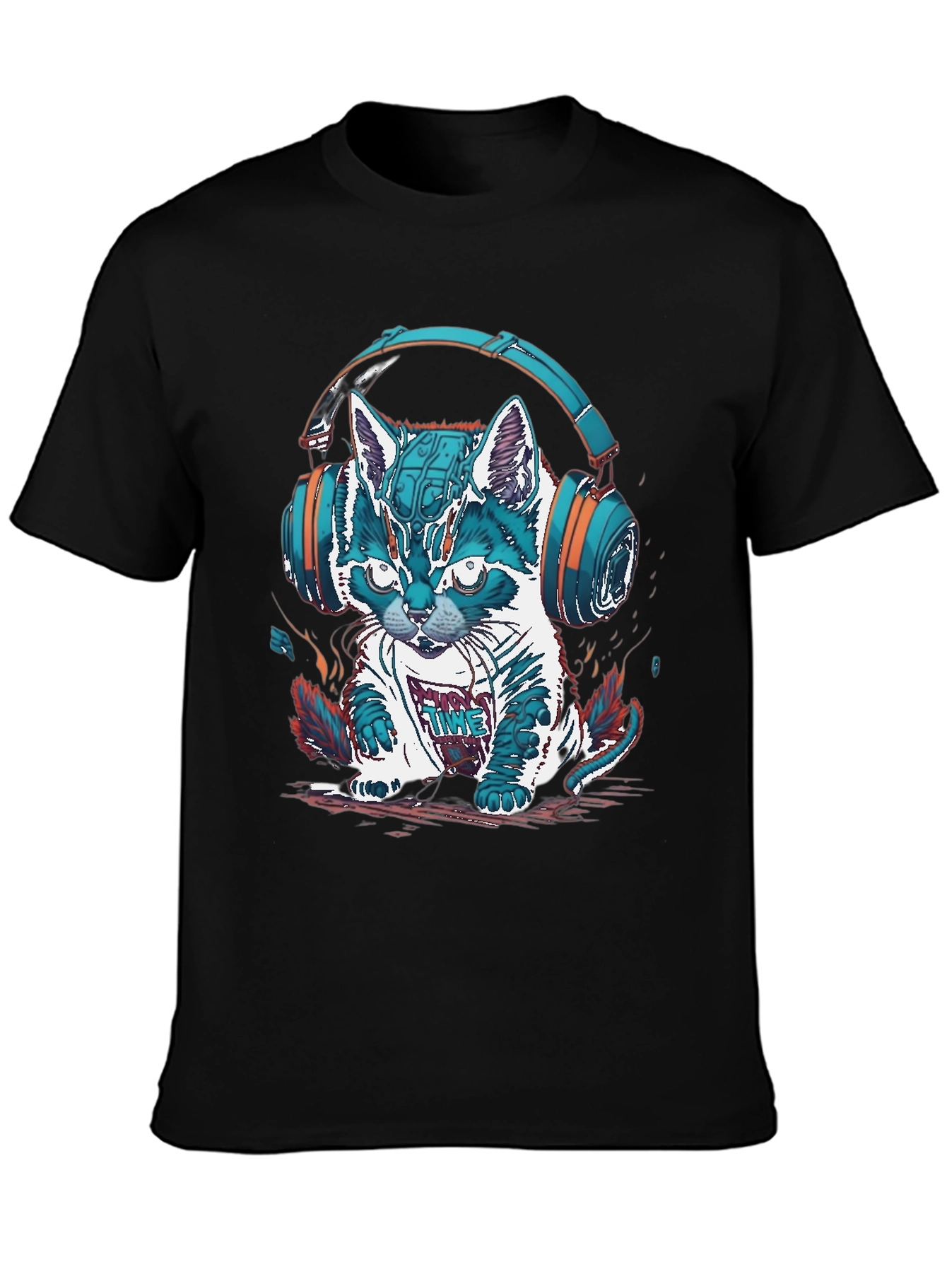 DJ Cat T-Shirt - Music Lover Tee