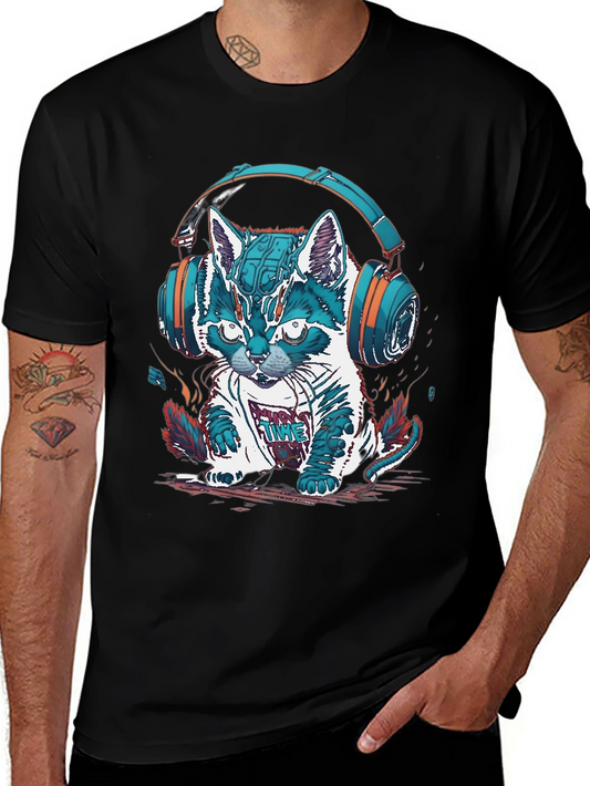 DJ Cat T-Shirt - Music Lover Tee