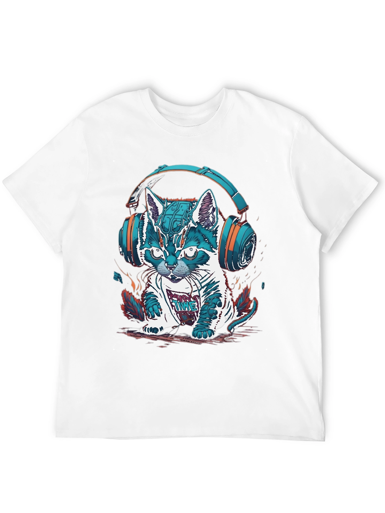 DJ Cat T-Shirt - Music Lover Tee