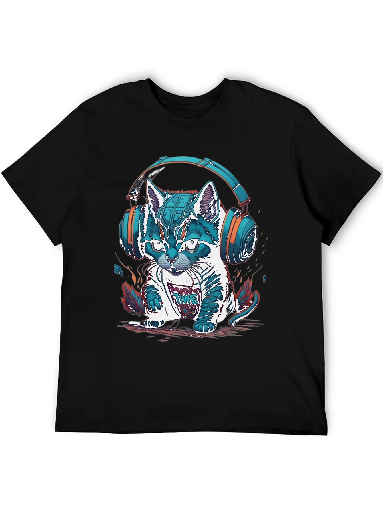 DJ Cat T-Shirt - Music Lover Tee