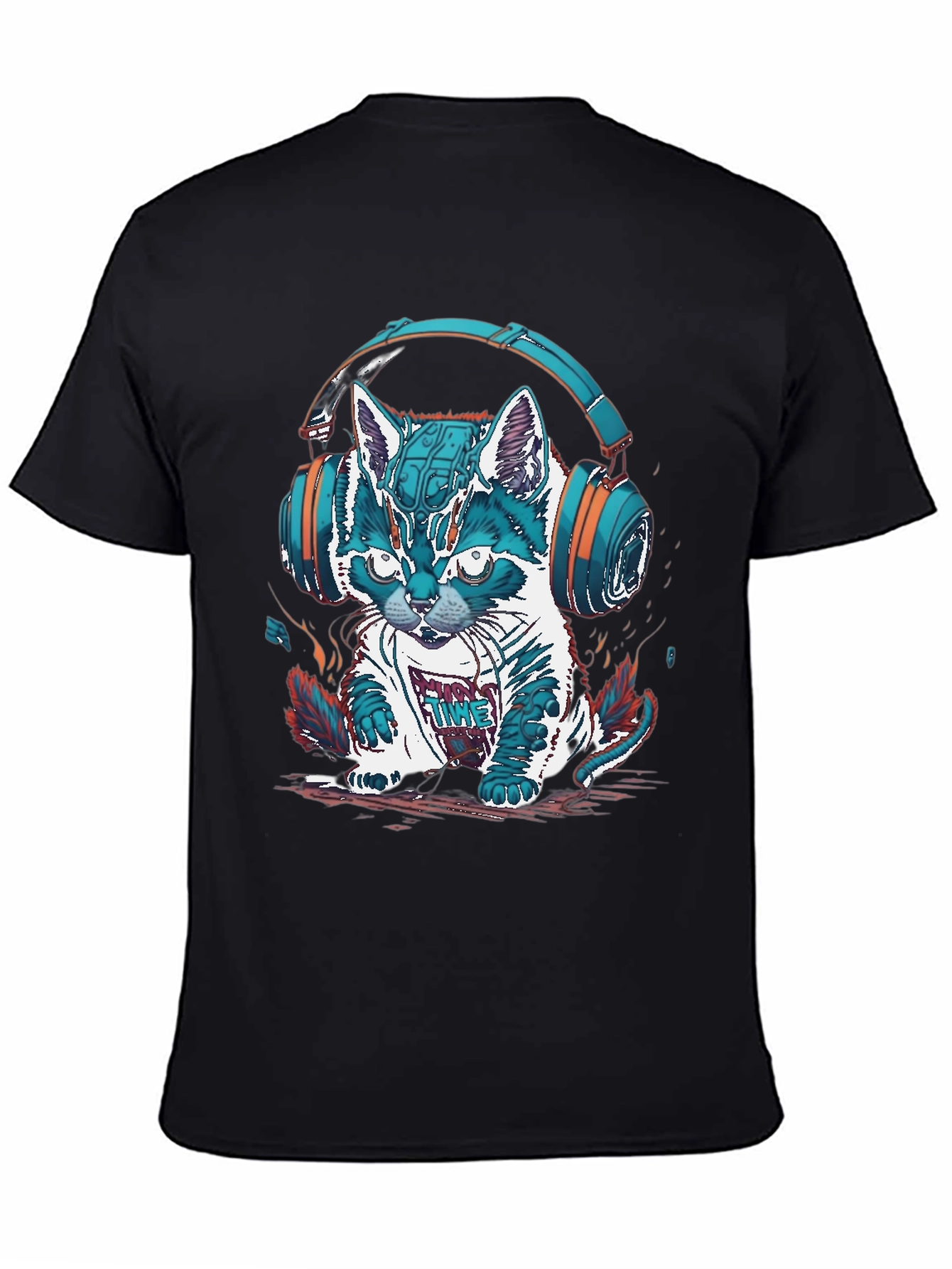 DJ Cat T-Shirt - Music Lover Tee