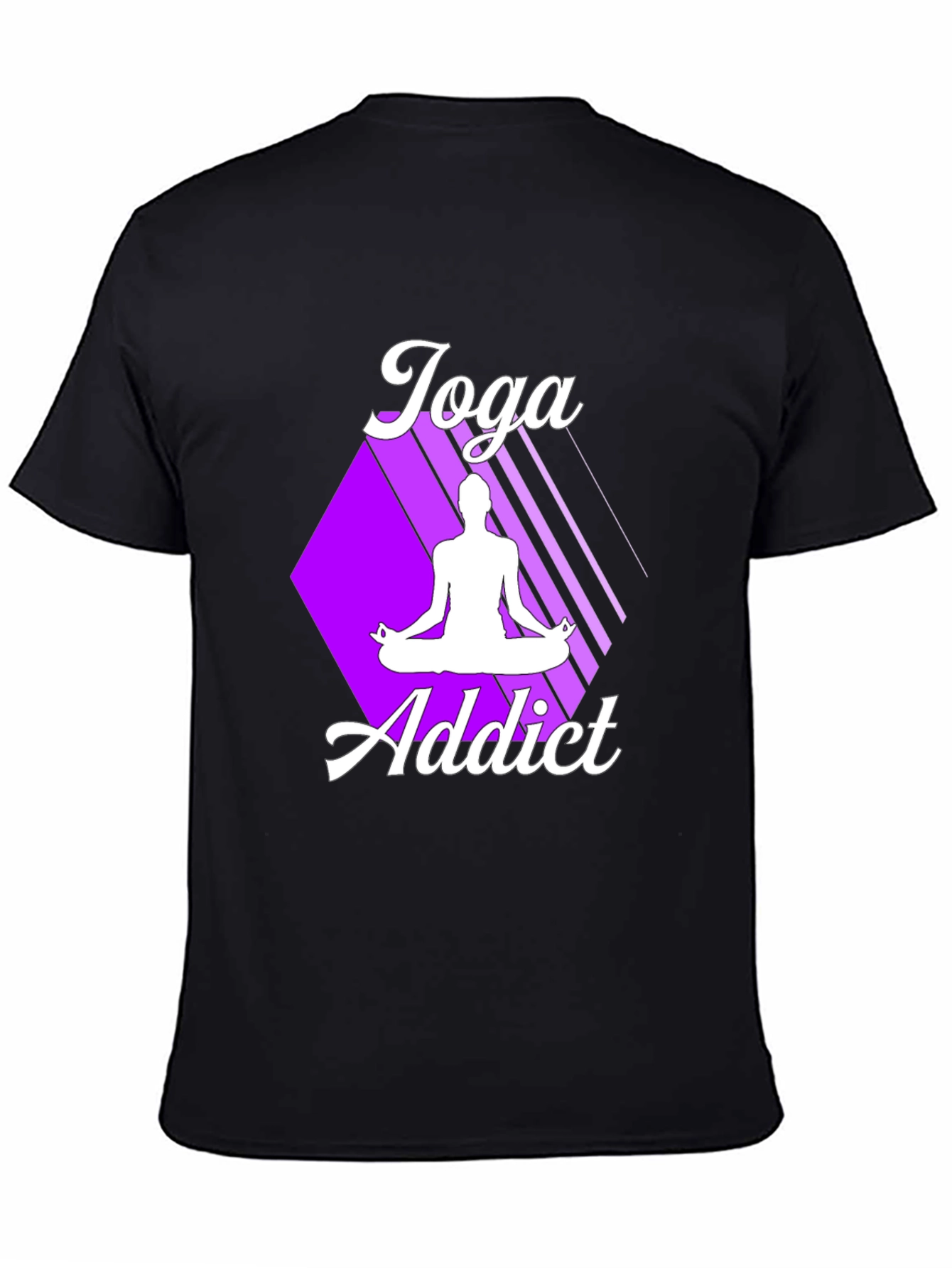 Yoga Addict Graphic Tee - Black T-Shirt