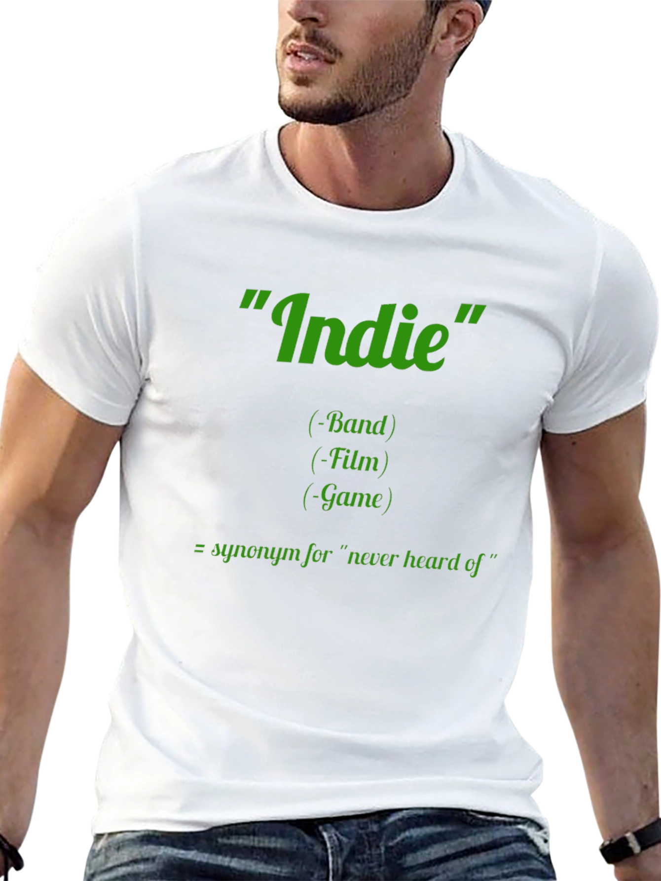Indie Definition Graphic Tee - Band Film Game