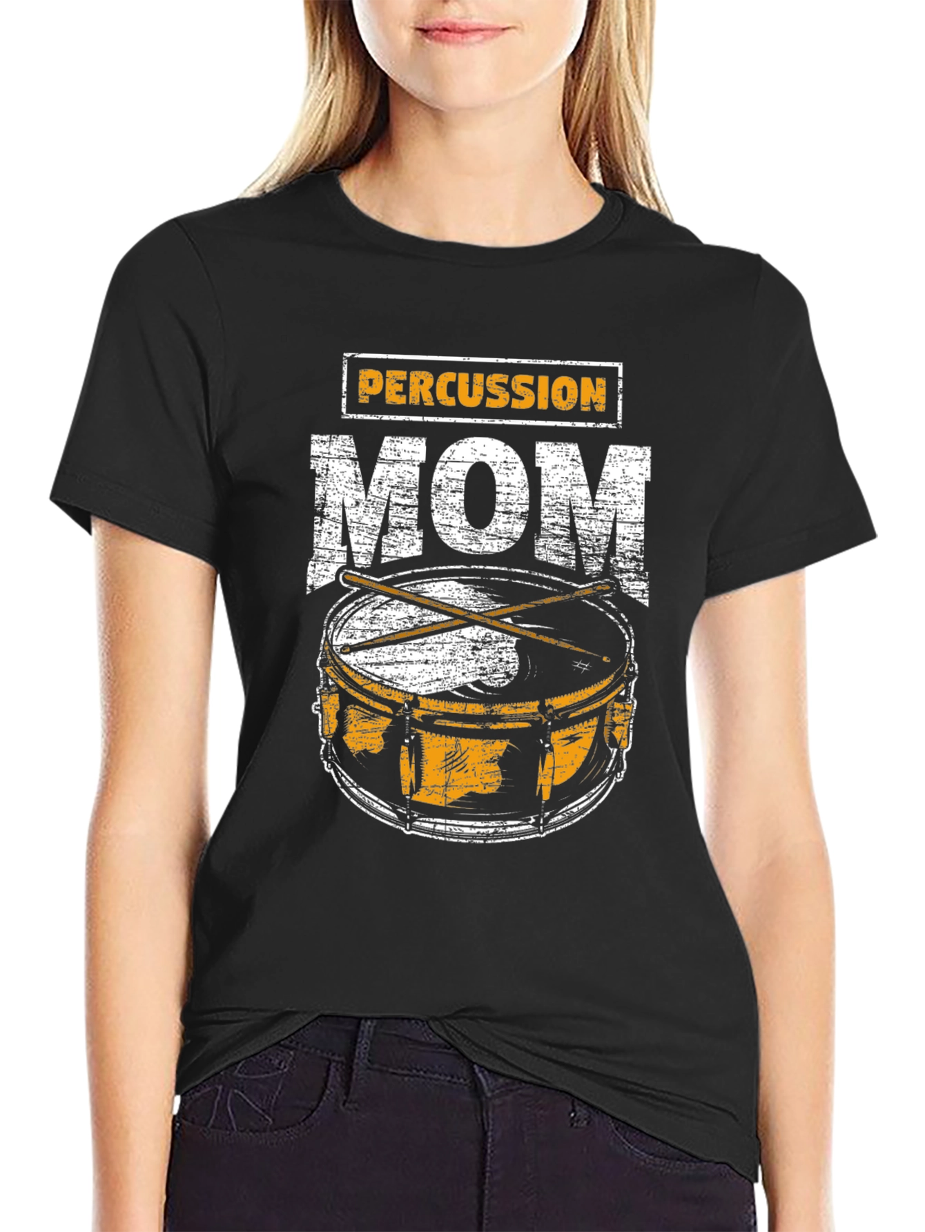 Percussion Mom Drum T-Shirt