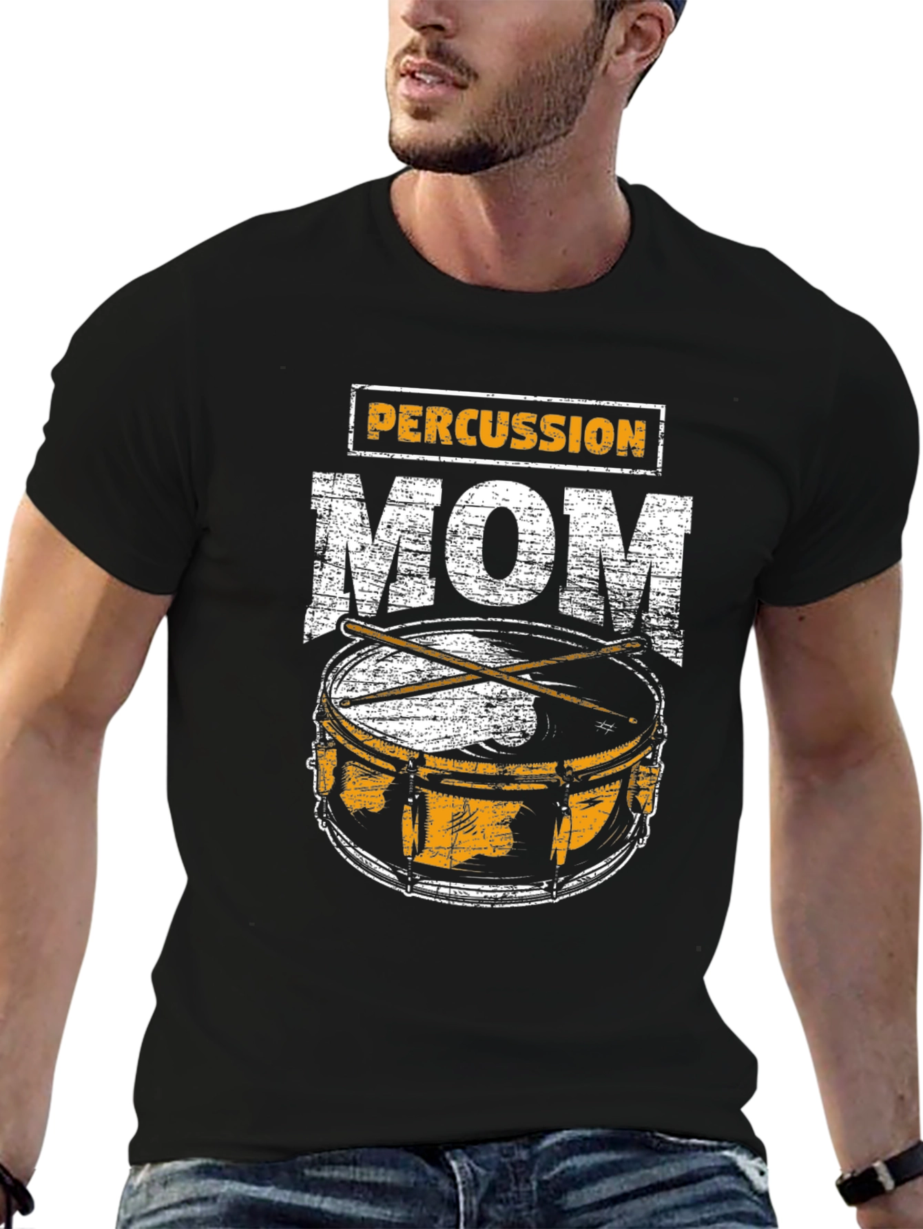 Percussion Mom Drum T-Shirt