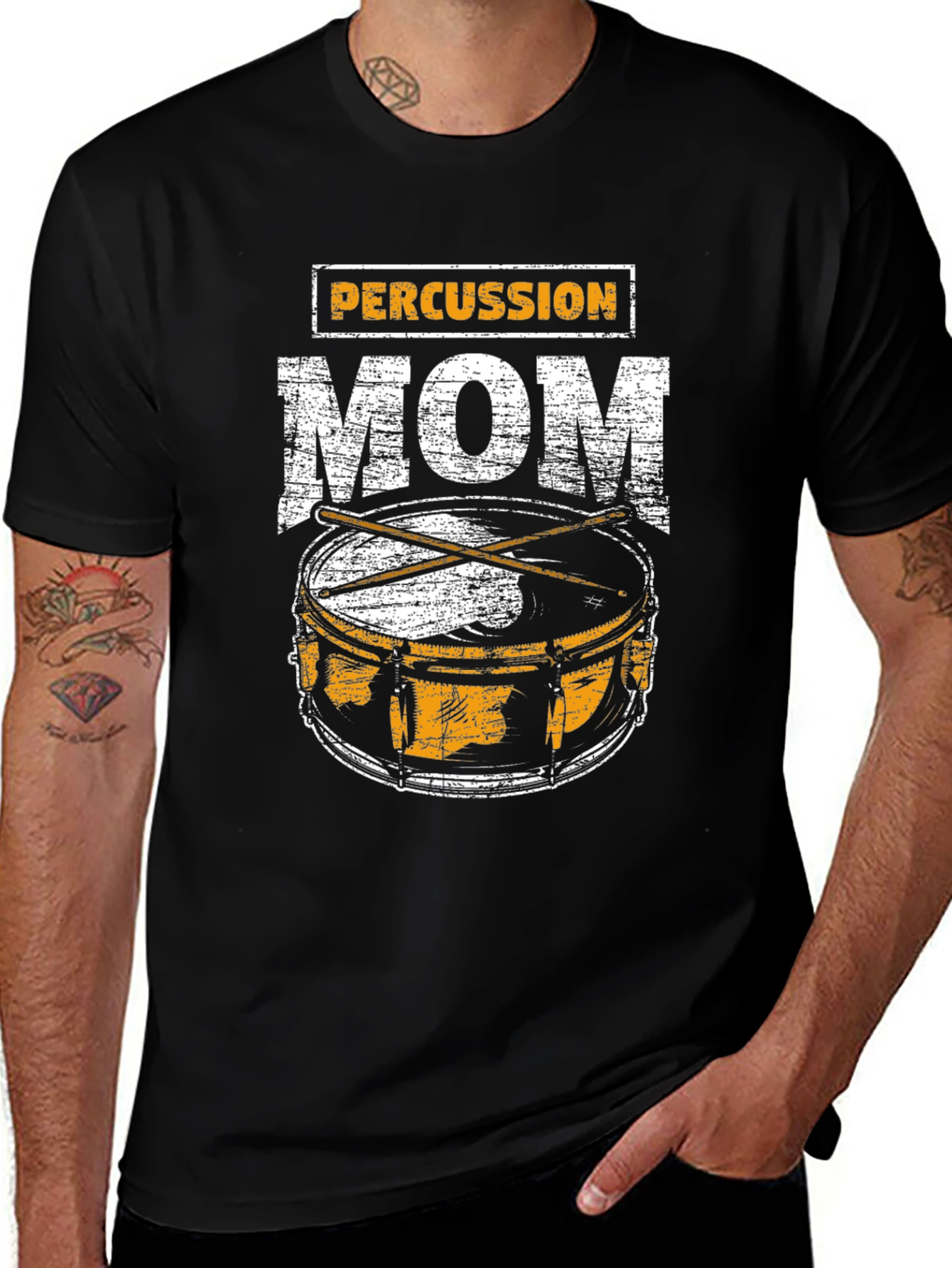 Percussion Mom Drum T-Shirt