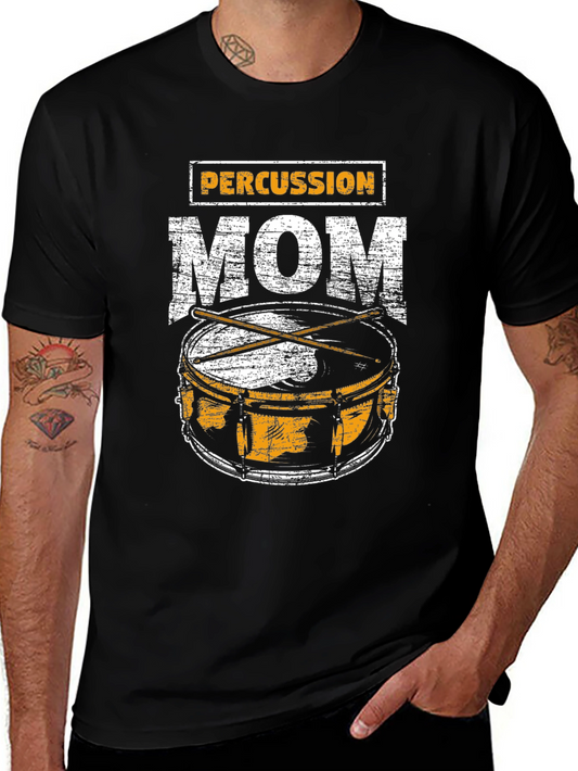 Percussion Mom Drum T-Shirt