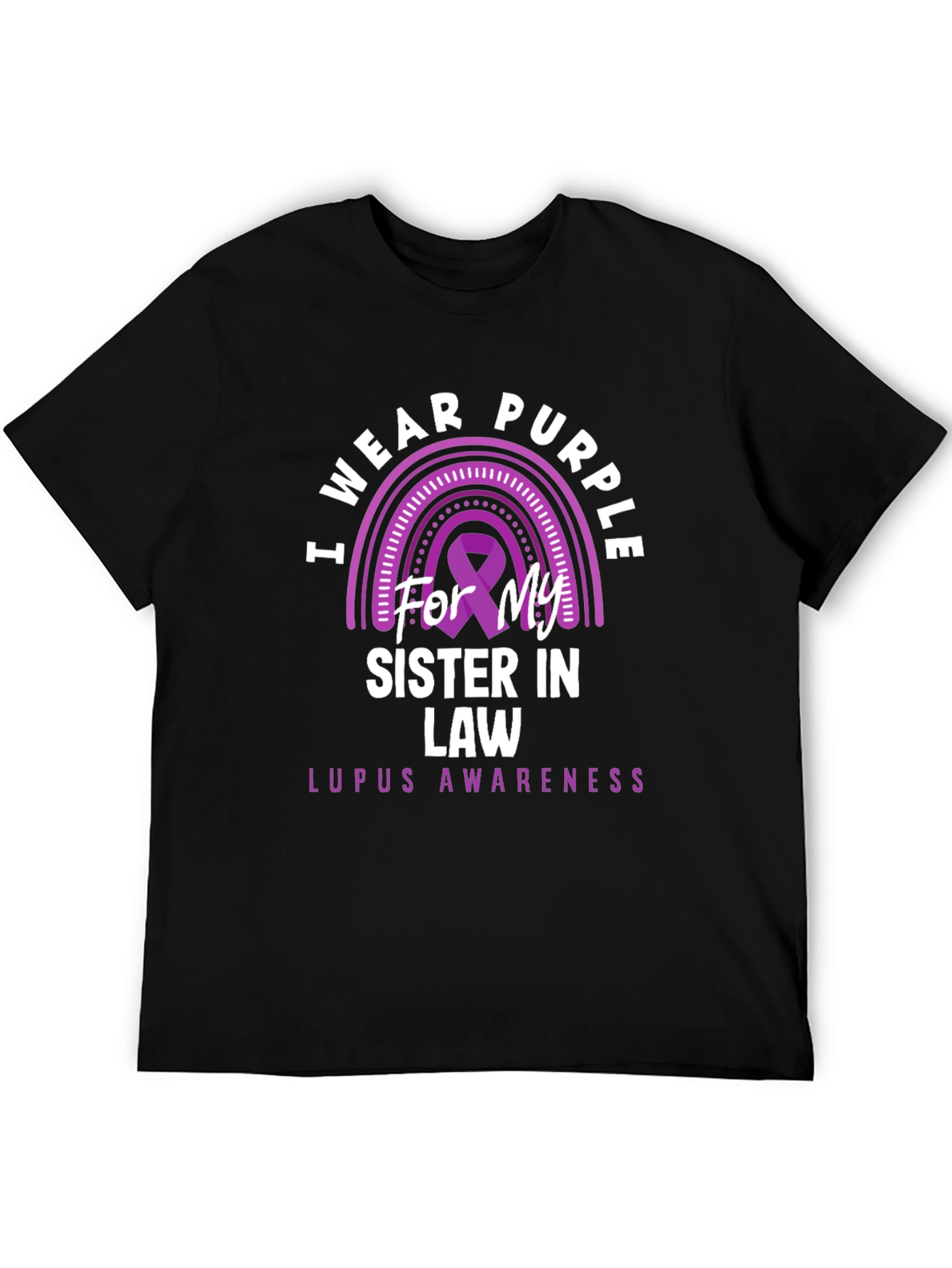 I Wear Purple Lupus Awareness T-Shirt