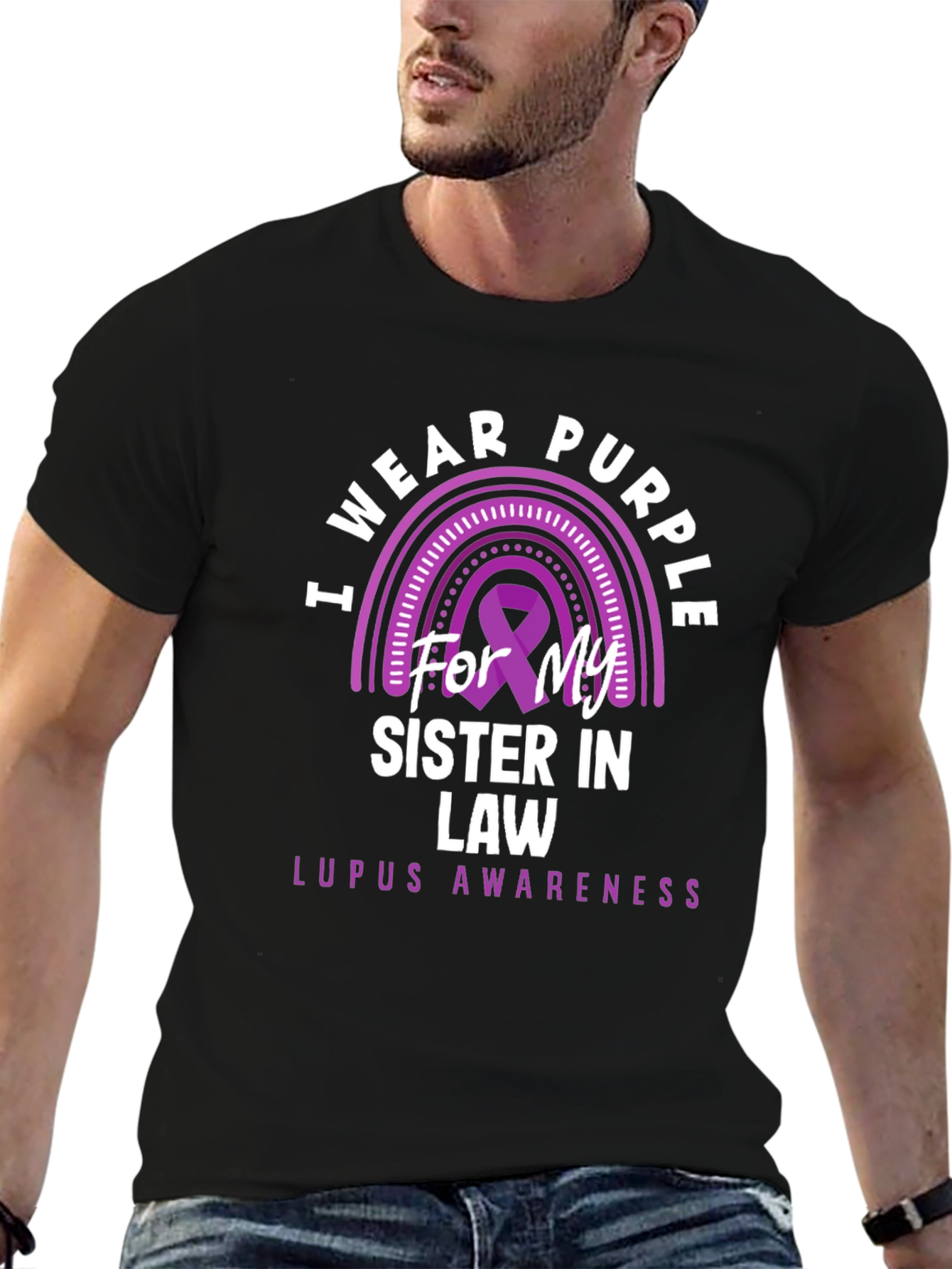 I Wear Purple Lupus Awareness T-Shirt
