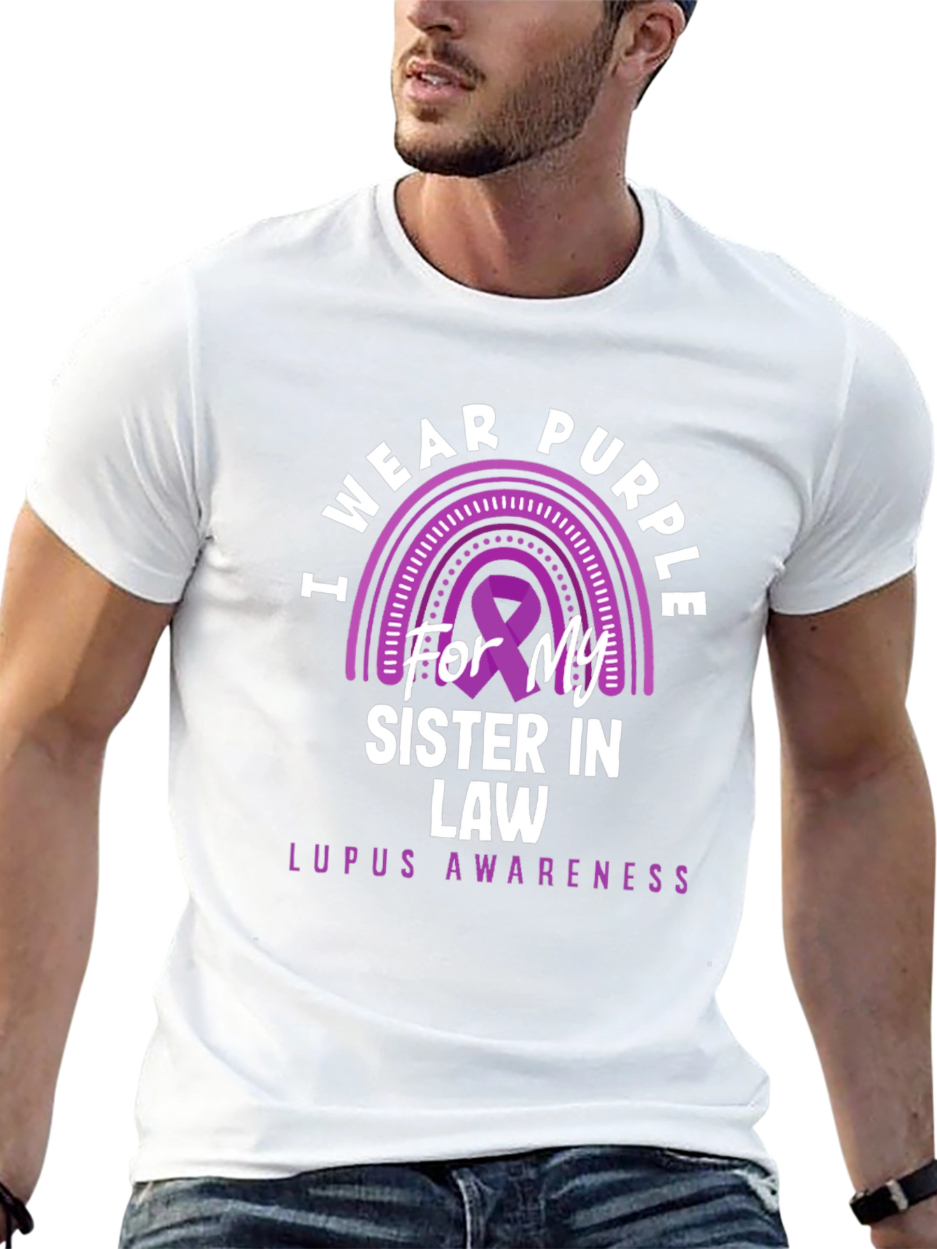 I Wear Purple Lupus Awareness T-Shirt