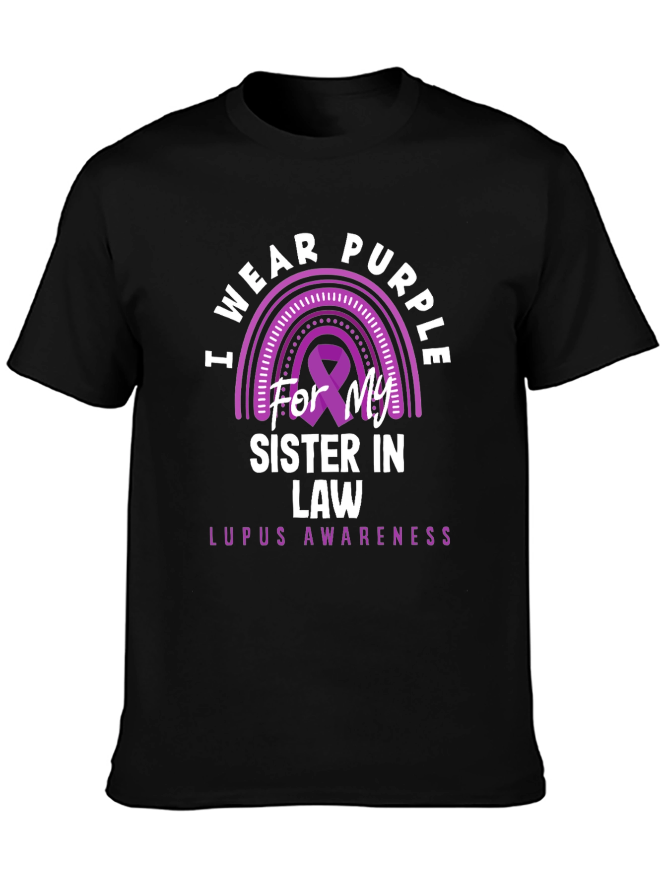 I Wear Purple Lupus Awareness T-Shirt