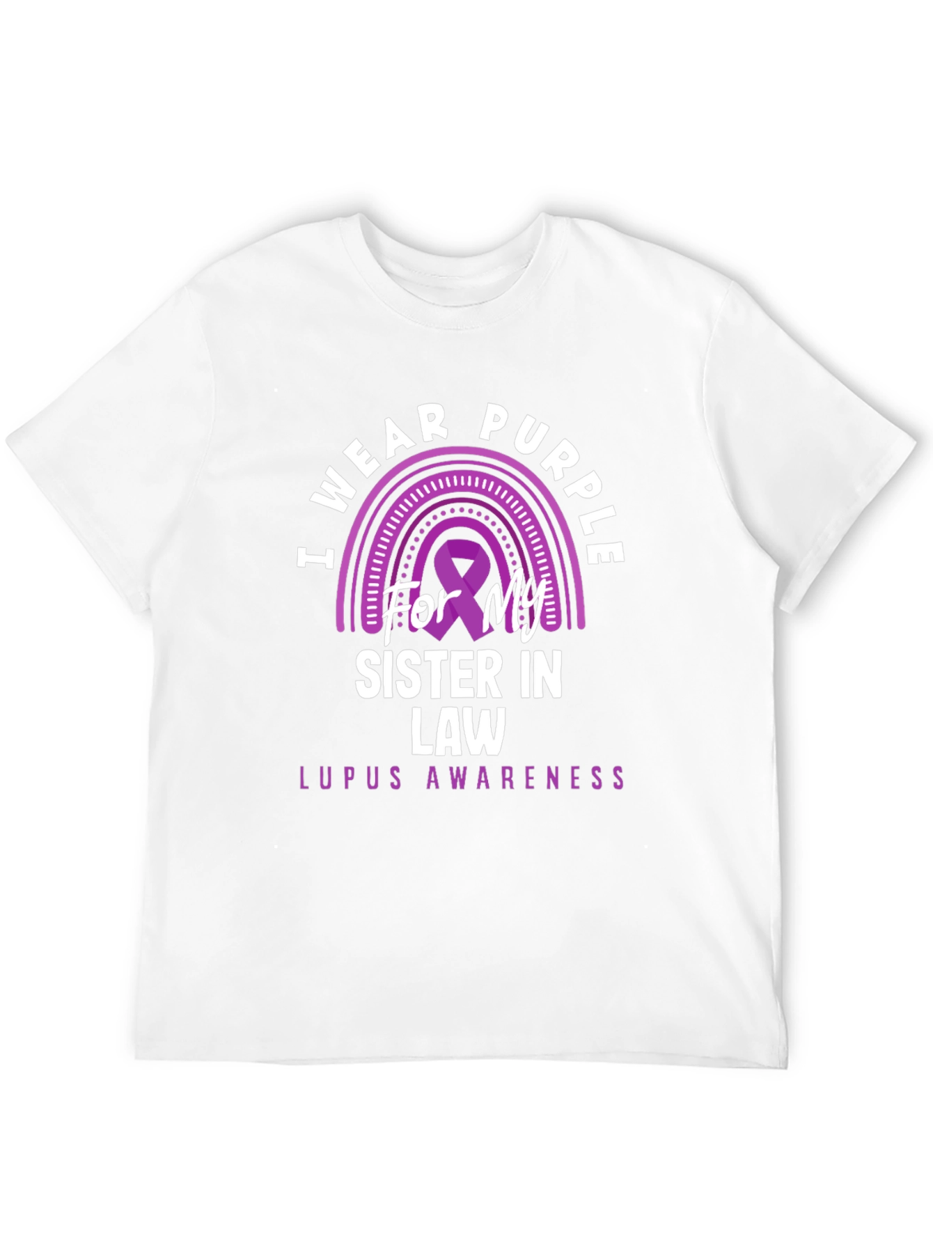 I Wear Purple Lupus Awareness T-Shirt