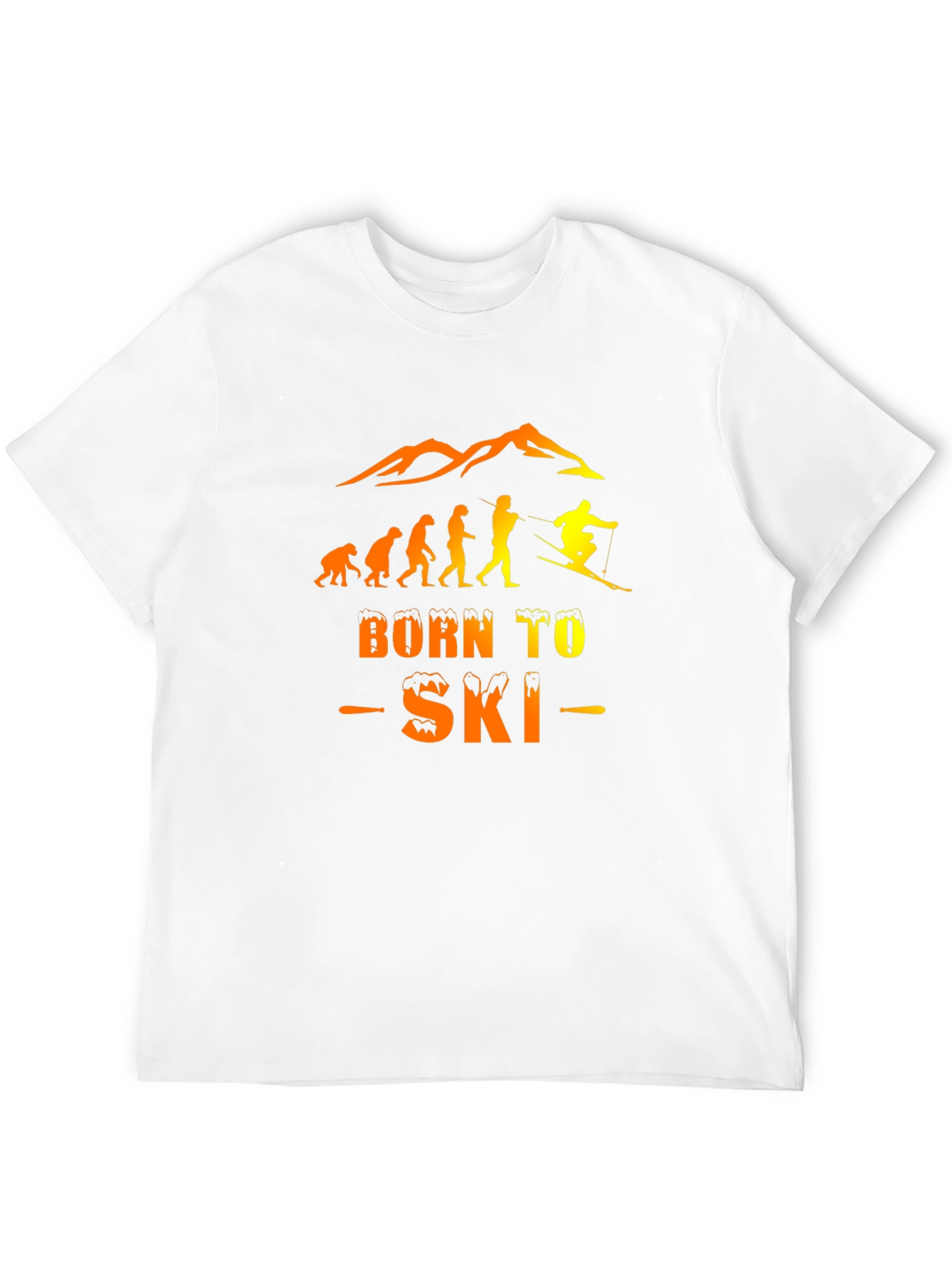 Born to Ski Evolution Graphic T-Shirt
