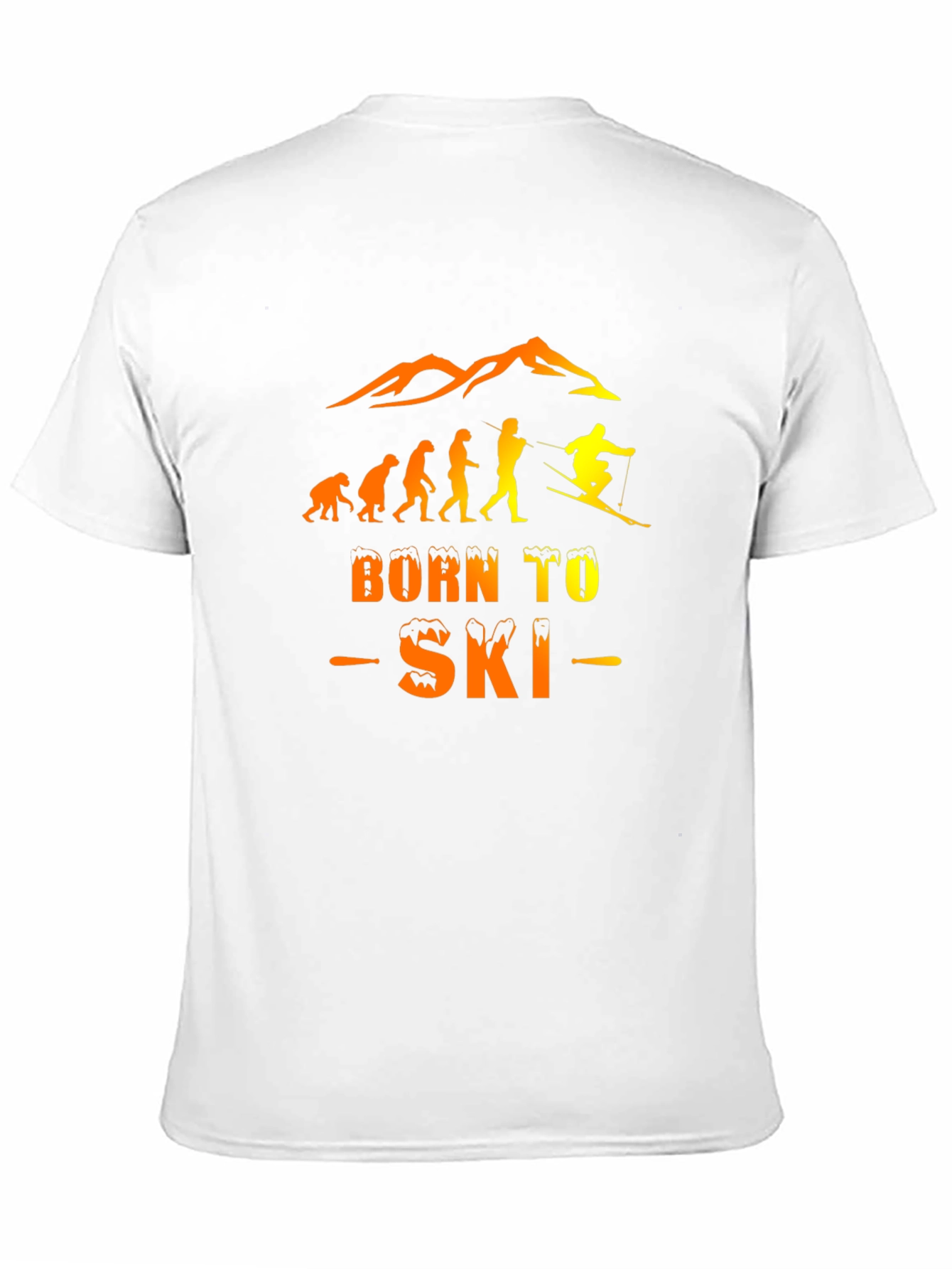 Born to Ski Evolution Graphic T-Shirt