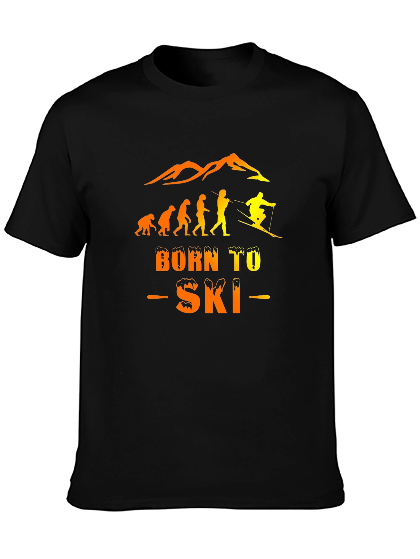 Born to Ski Evolution Graphic T-Shirt