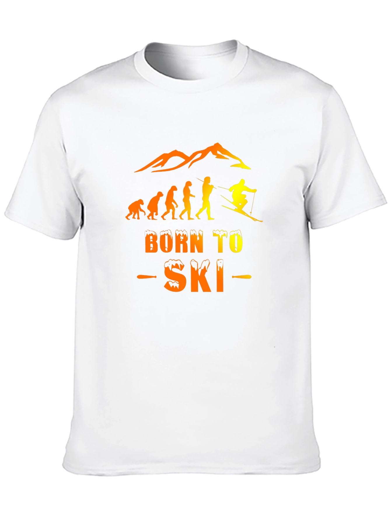 Born to Ski Evolution Graphic T-Shirt