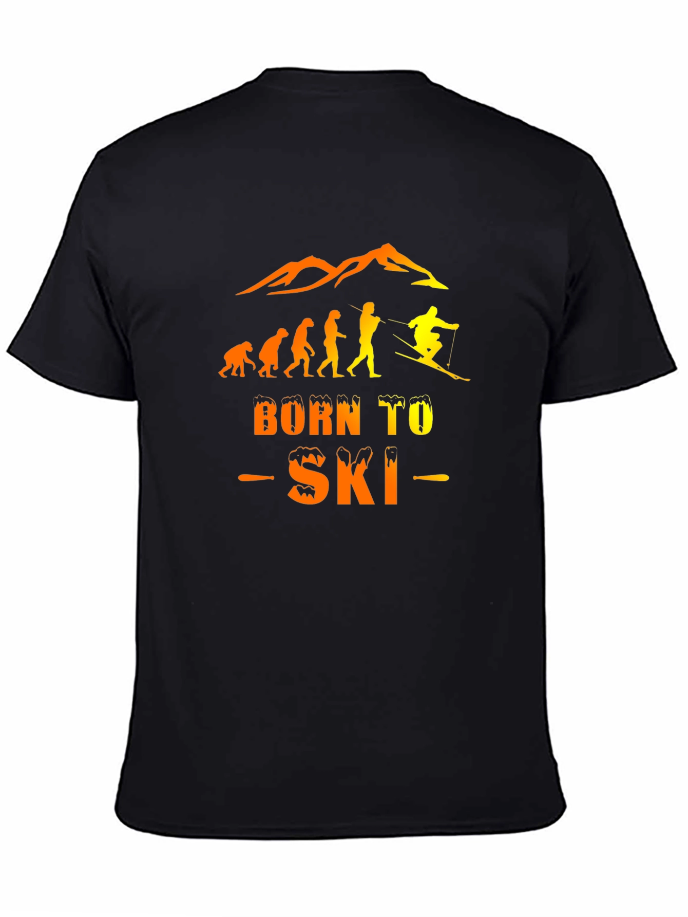 Born to Ski Evolution Graphic T-Shirt