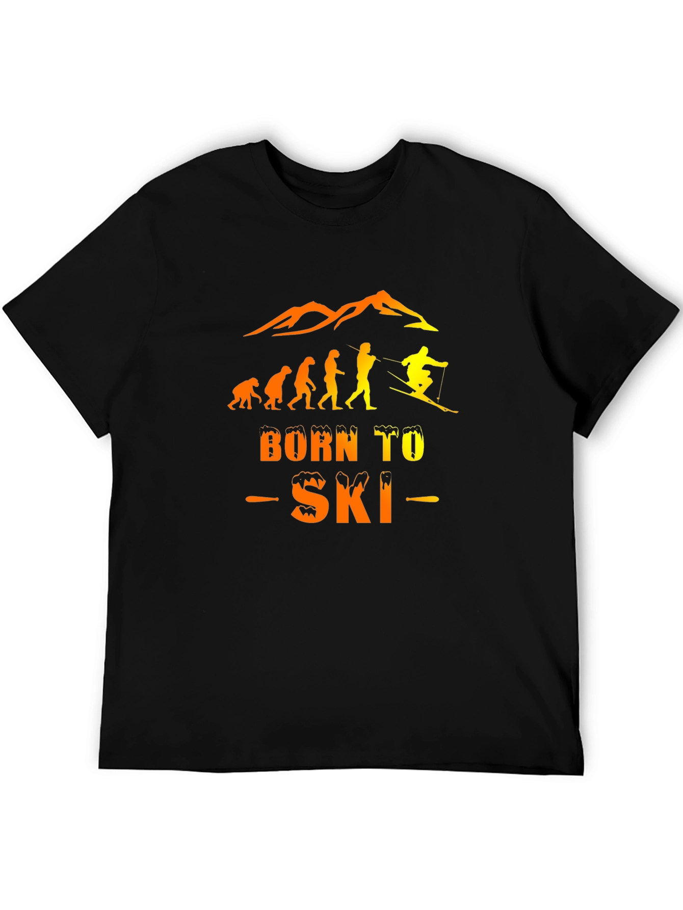 Born to Ski Evolution Graphic T-Shirt