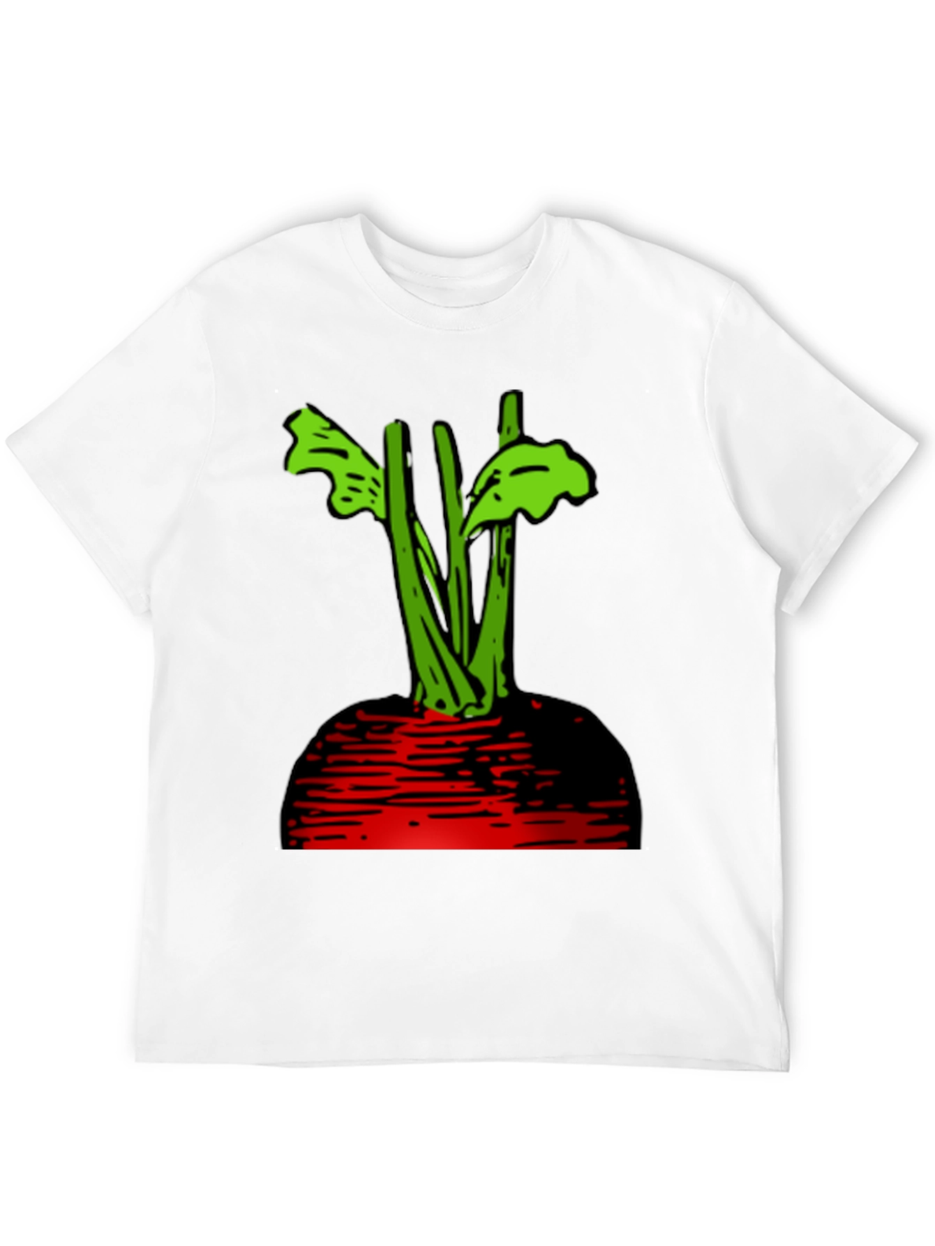 Beetroot Graphic T-Shirt - Black Casual Tee