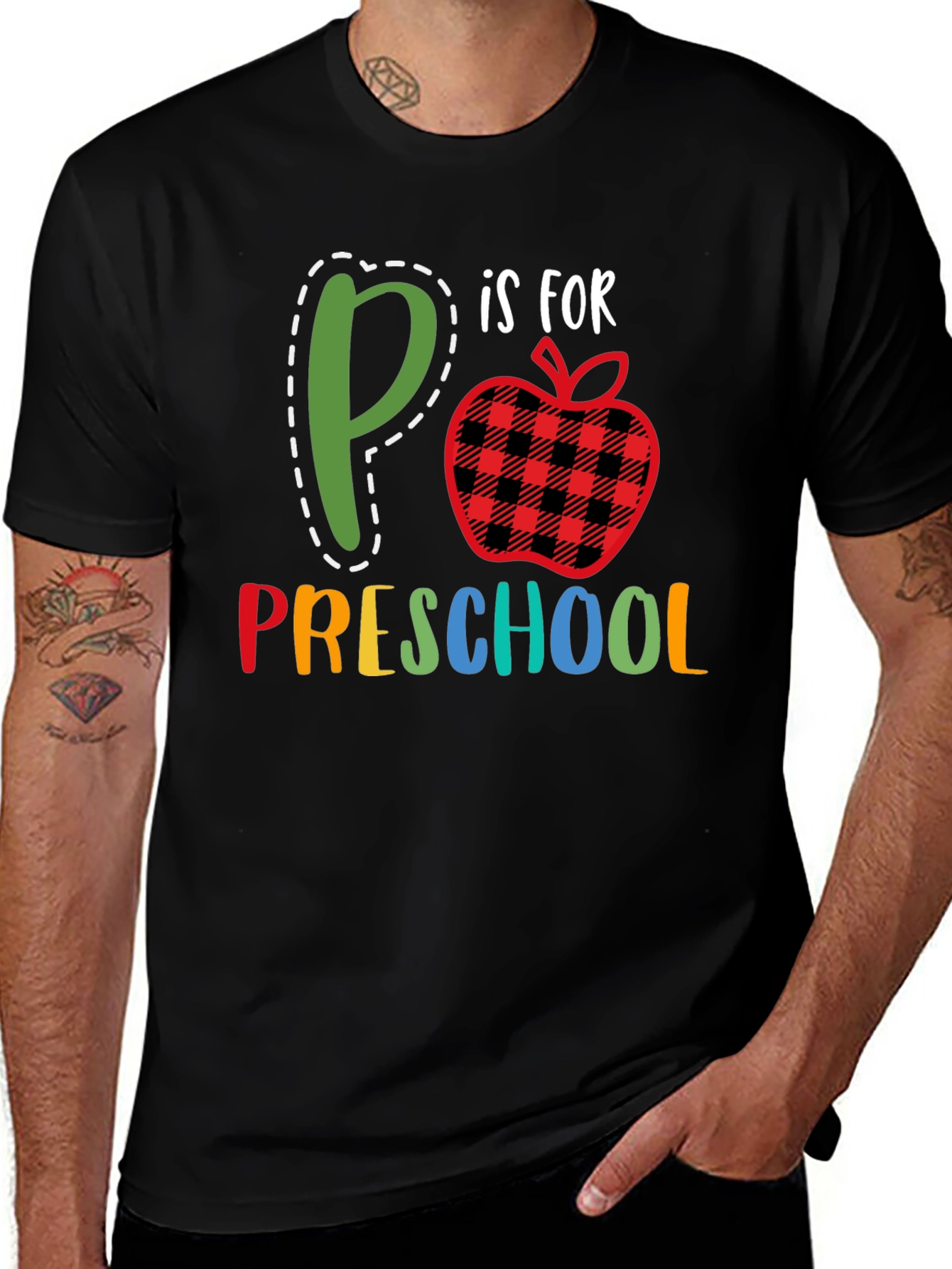 P is for Preschool T-Shirt Teacher Apparel