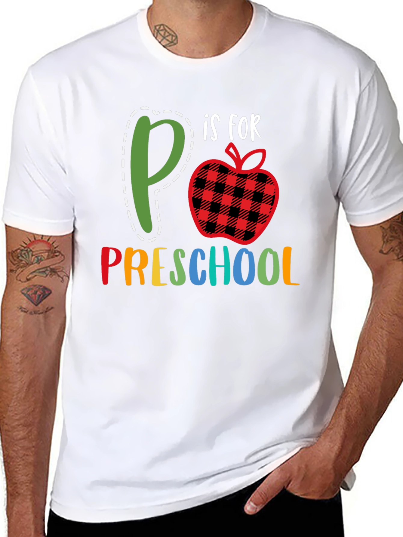 P is for Preschool T-Shirt Teacher Apparel