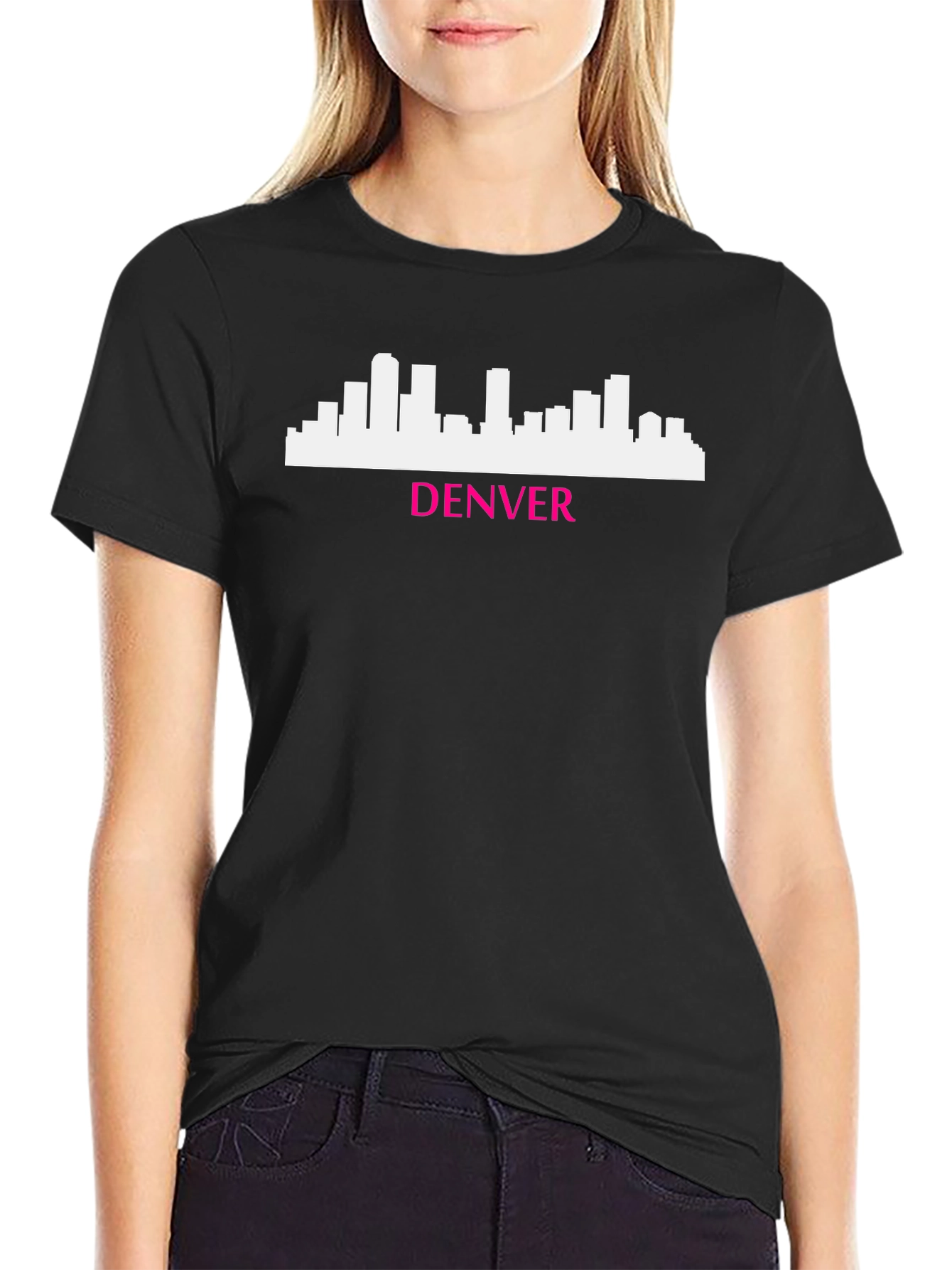 Denver Skyline T-Shirt - Modern Graphic Tee