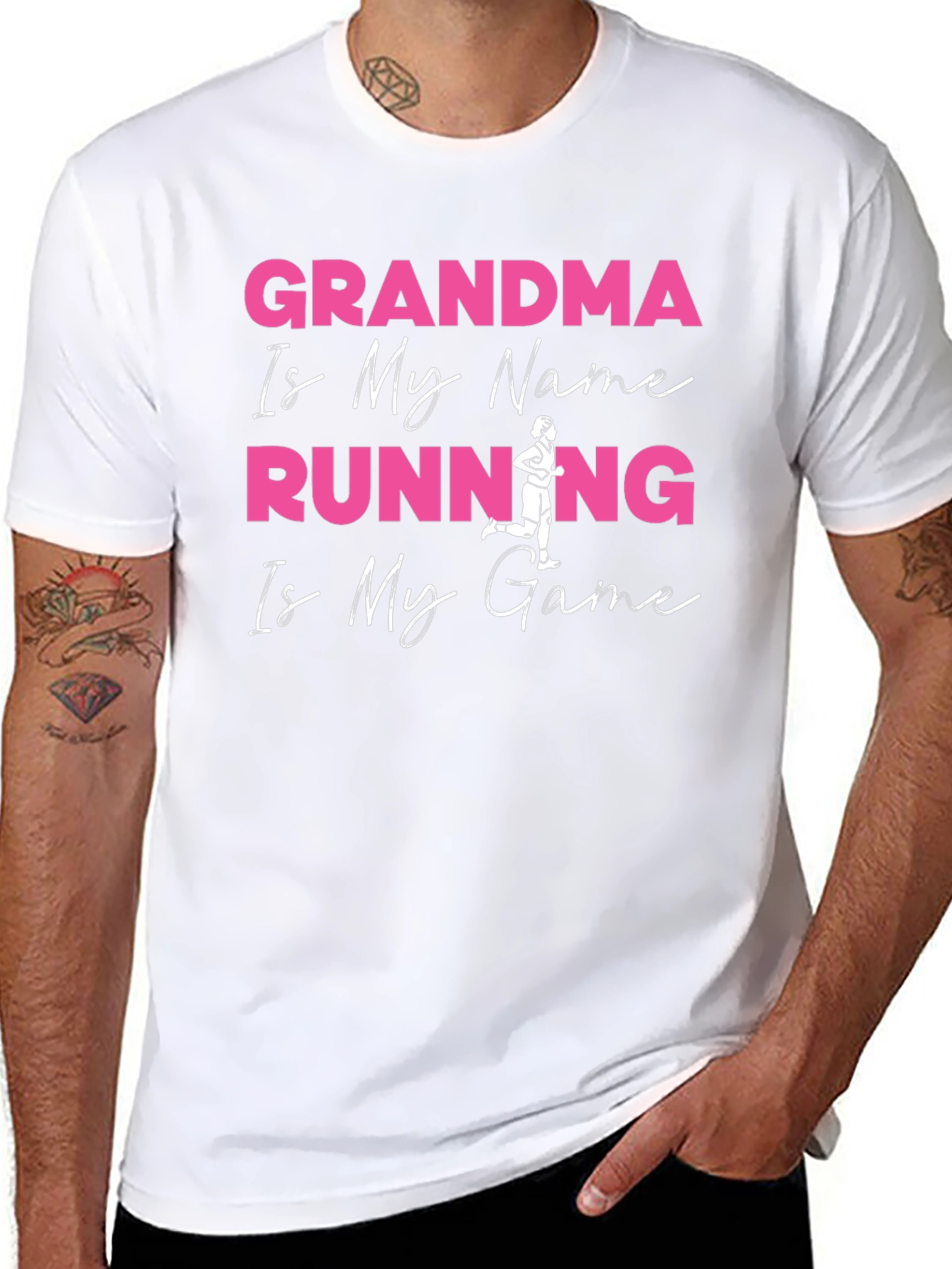 Grandma Running T-Shirt - Gift for Runners