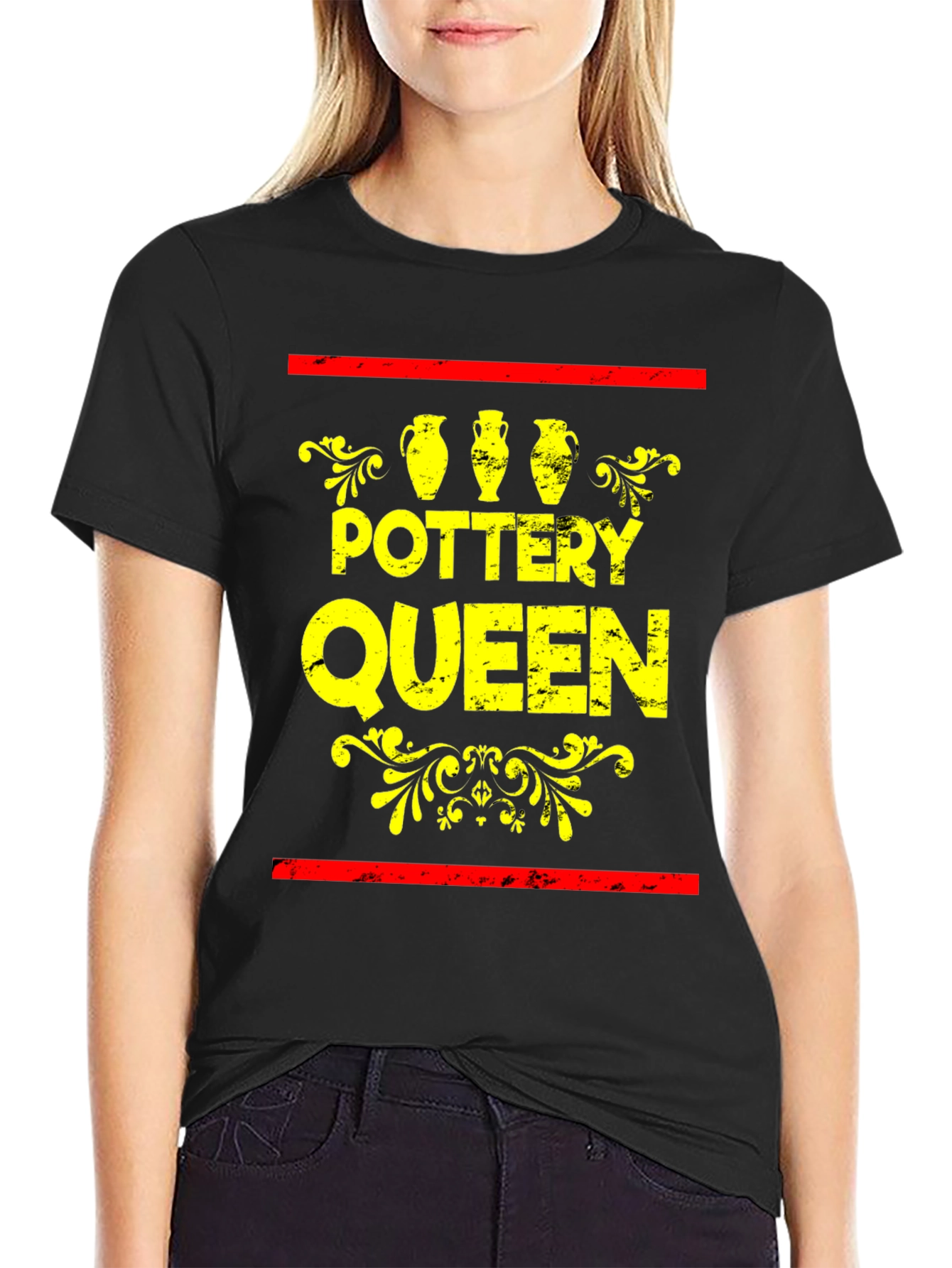 Pottery Queen Black T-Shirt