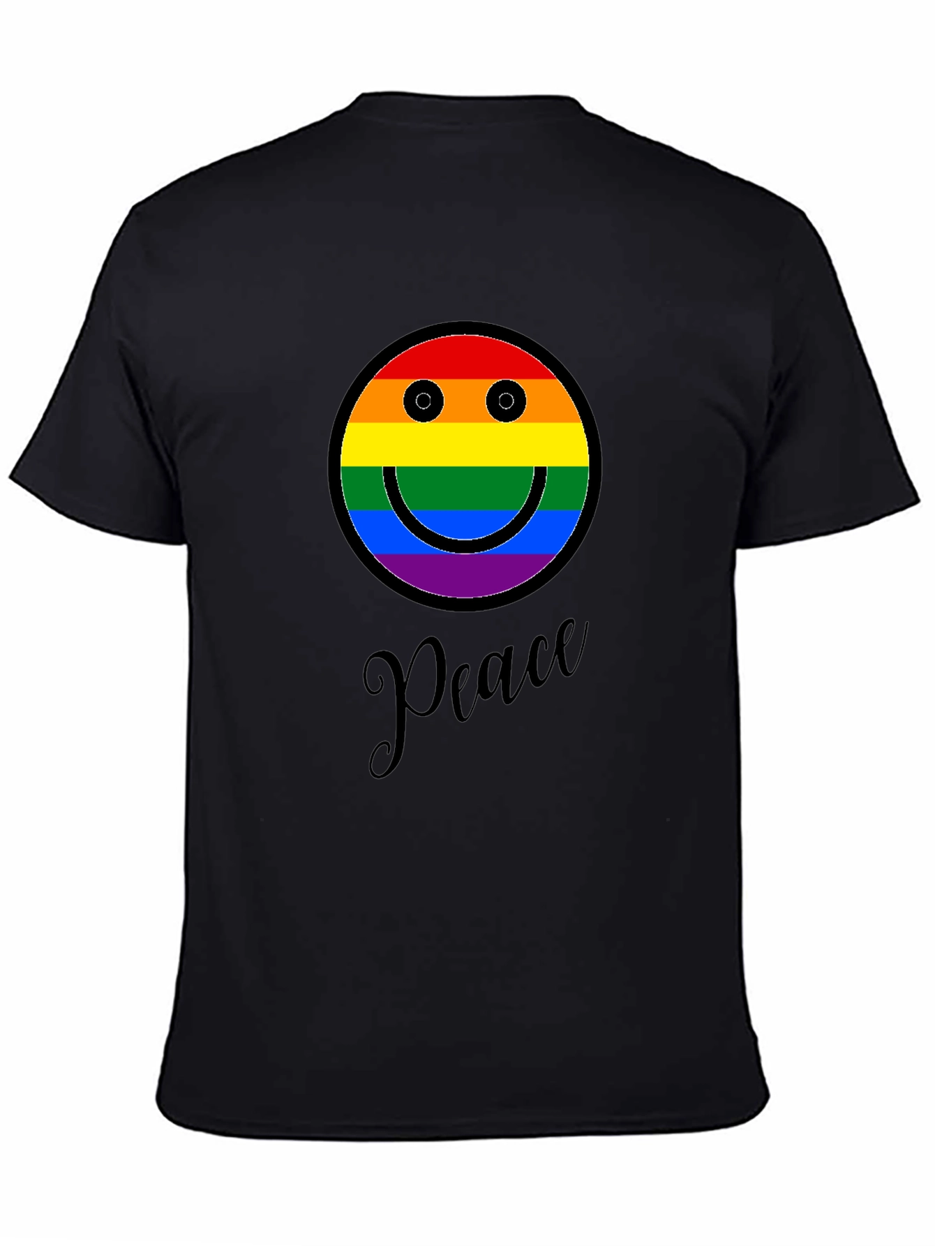 Peace Rainbow Smiley Face T-Shirt