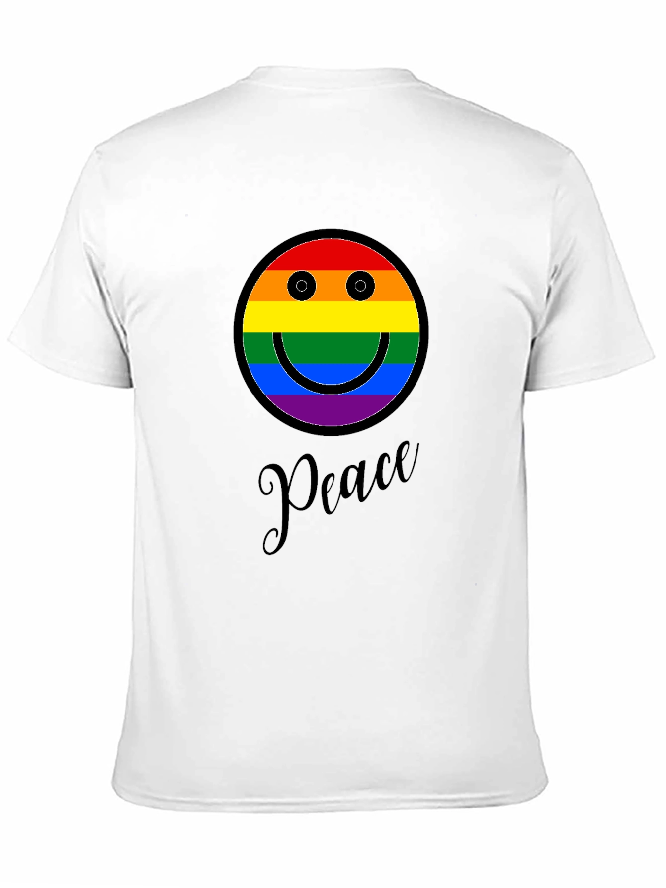 Peace Rainbow Smiley Face T-Shirt