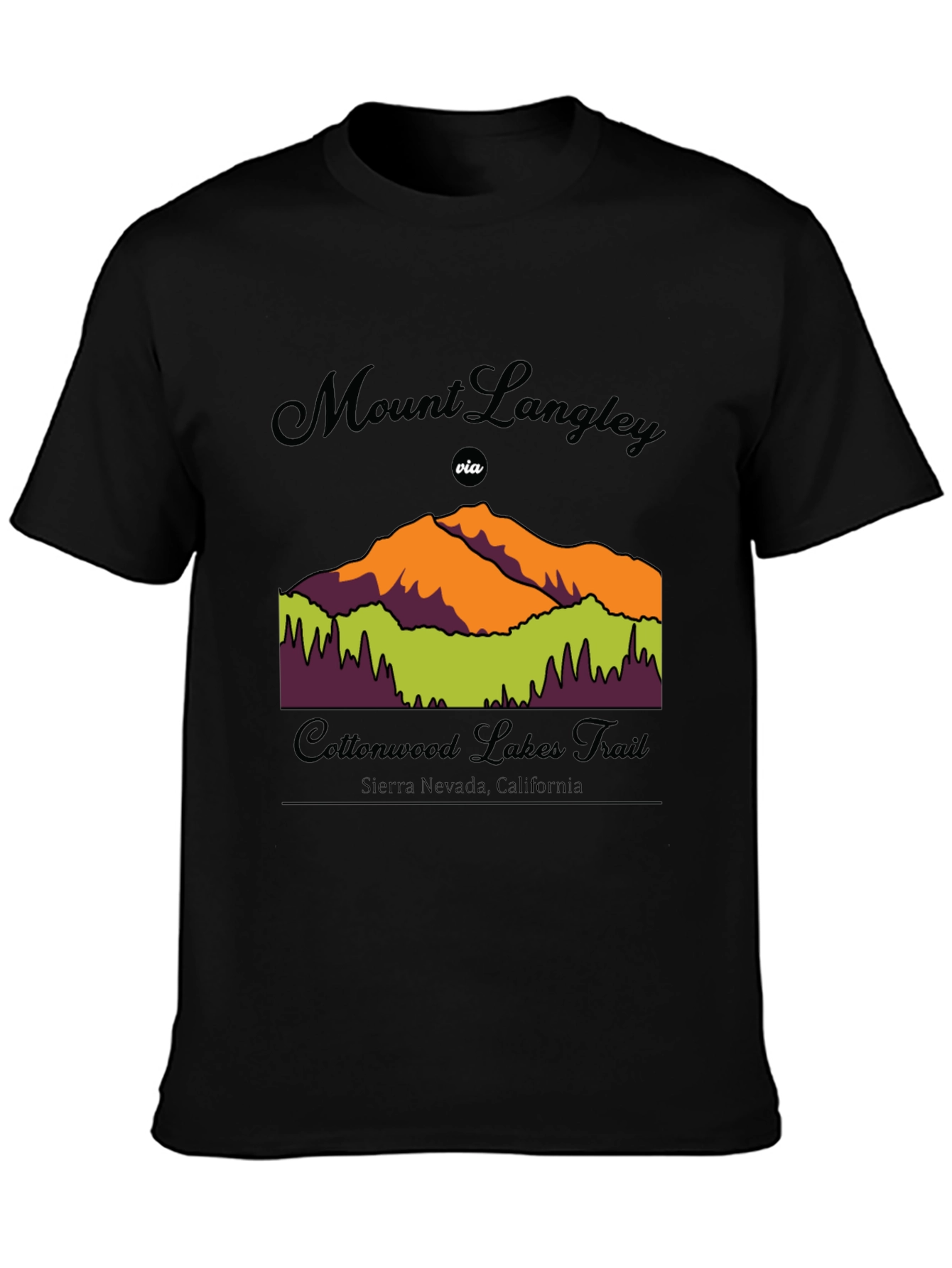 Mount Langley Cottonwood Lakes Trail T-Shirt