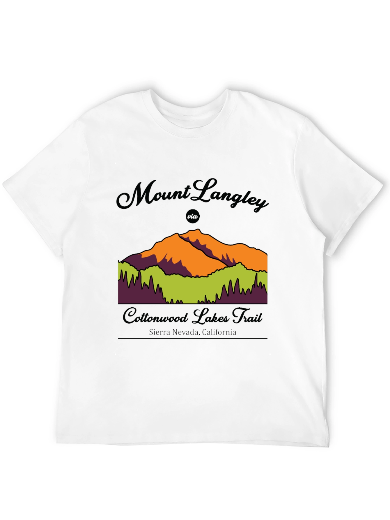 Mount Langley Cottonwood Lakes Trail T-Shirt