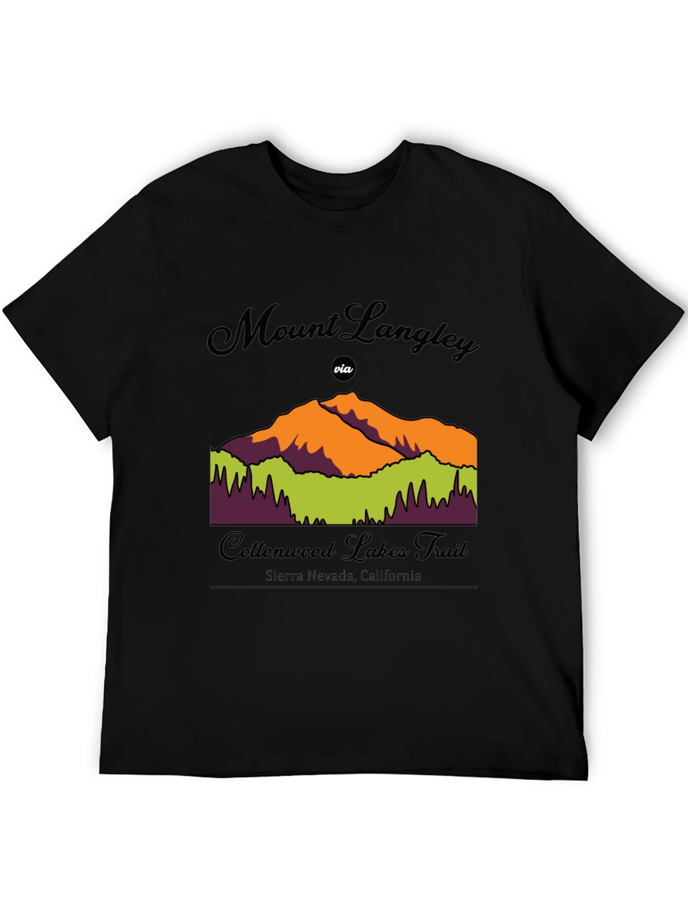 Mount Langley Cottonwood Lakes Trail T-Shirt