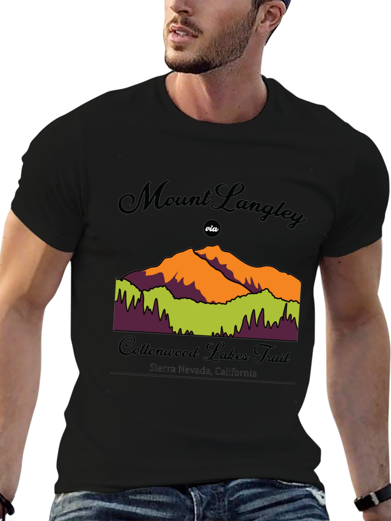 Mount Langley Cottonwood Lakes Trail T-Shirt