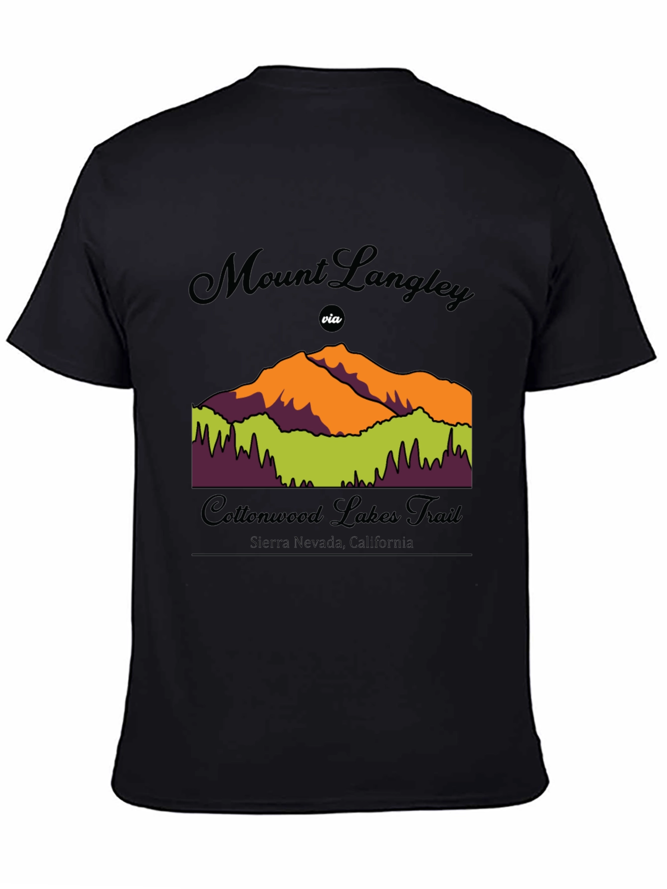 Mount Langley Cottonwood Lakes Trail T-Shirt