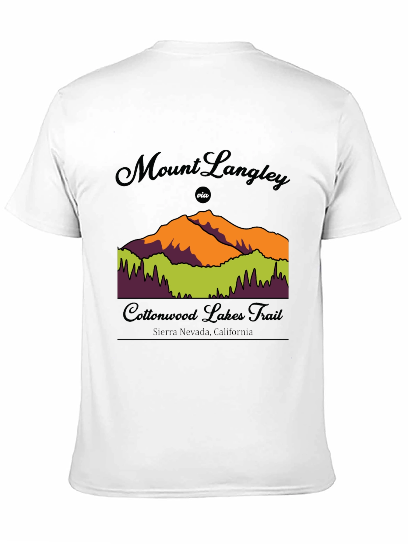 Mount Langley Cottonwood Lakes Trail T-Shirt