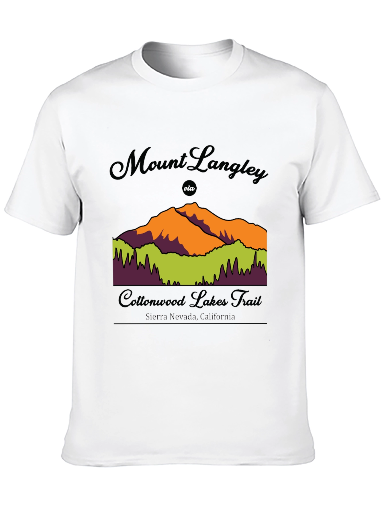 Mount Langley Cottonwood Lakes Trail T-Shirt