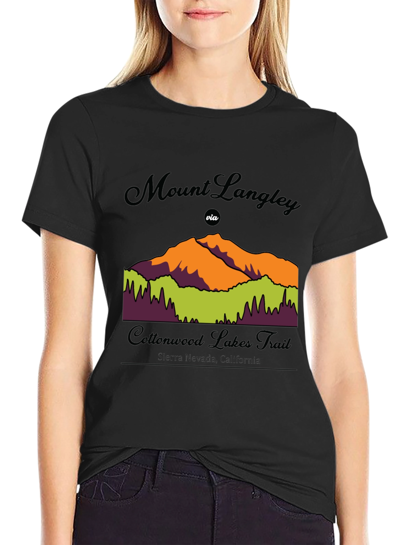 Mount Langley Cottonwood Lakes Trail T-Shirt