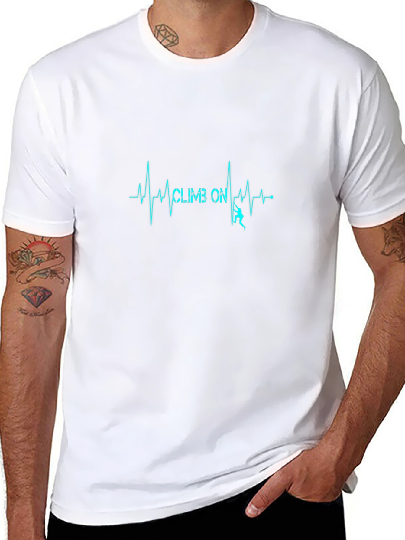 Climb On Heartbeat Graphic T-Shirt