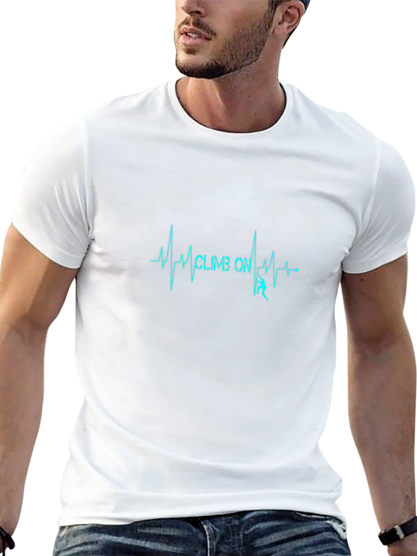 Climb On Heartbeat Graphic T-Shirt