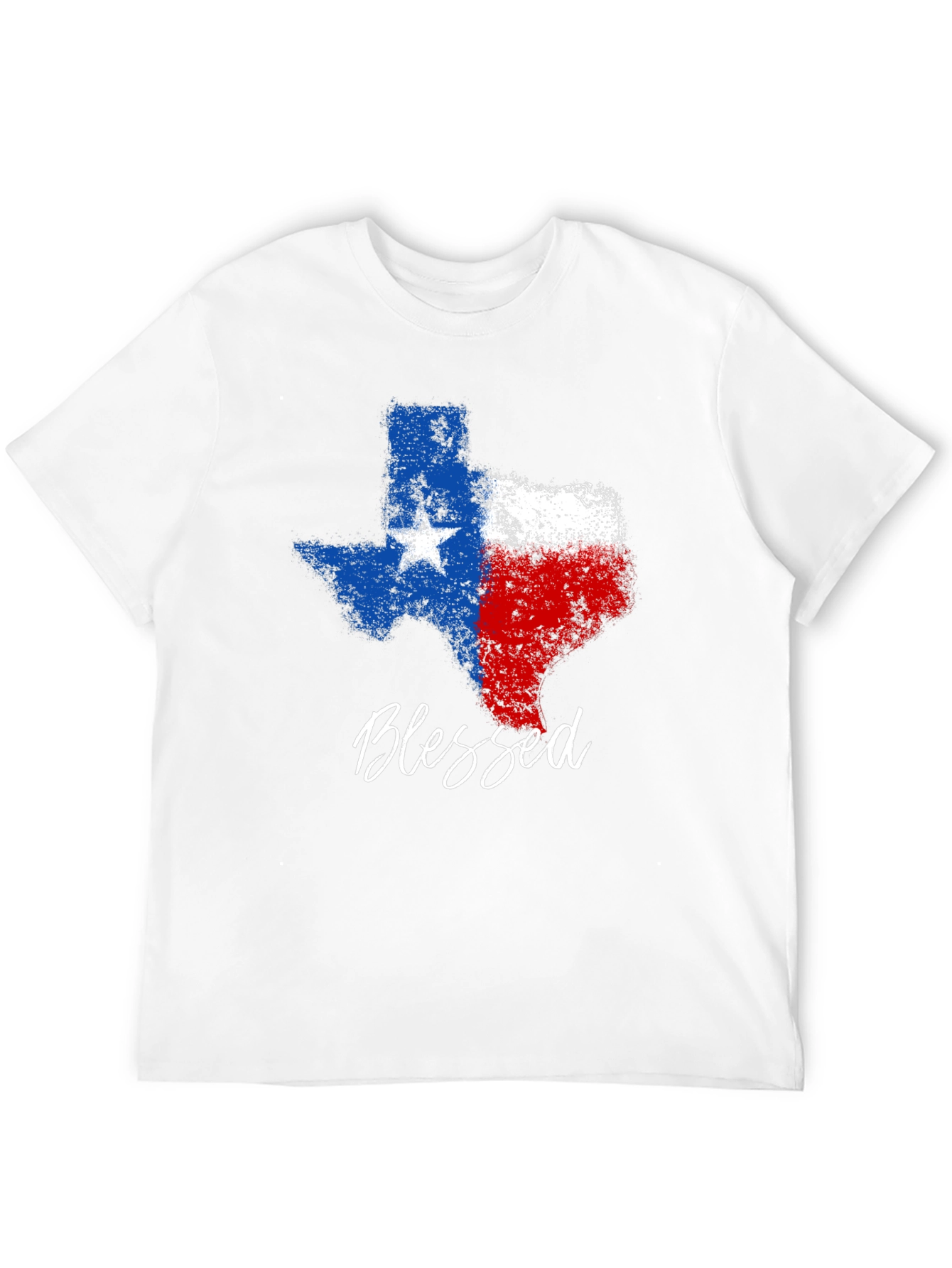Blessed Texas Pride Graphic Tee - Black