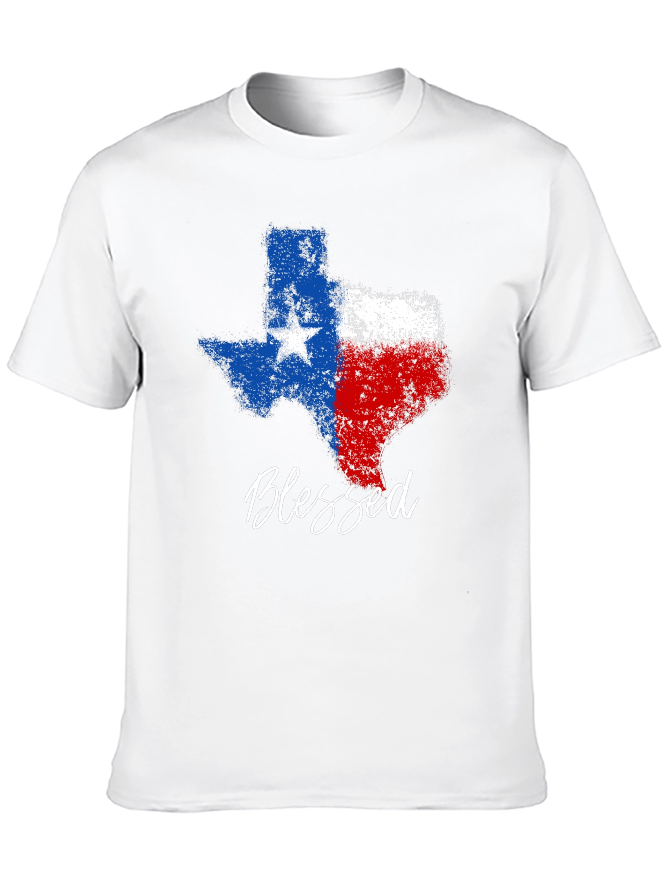 Blessed Texas Pride Graphic Tee - Black