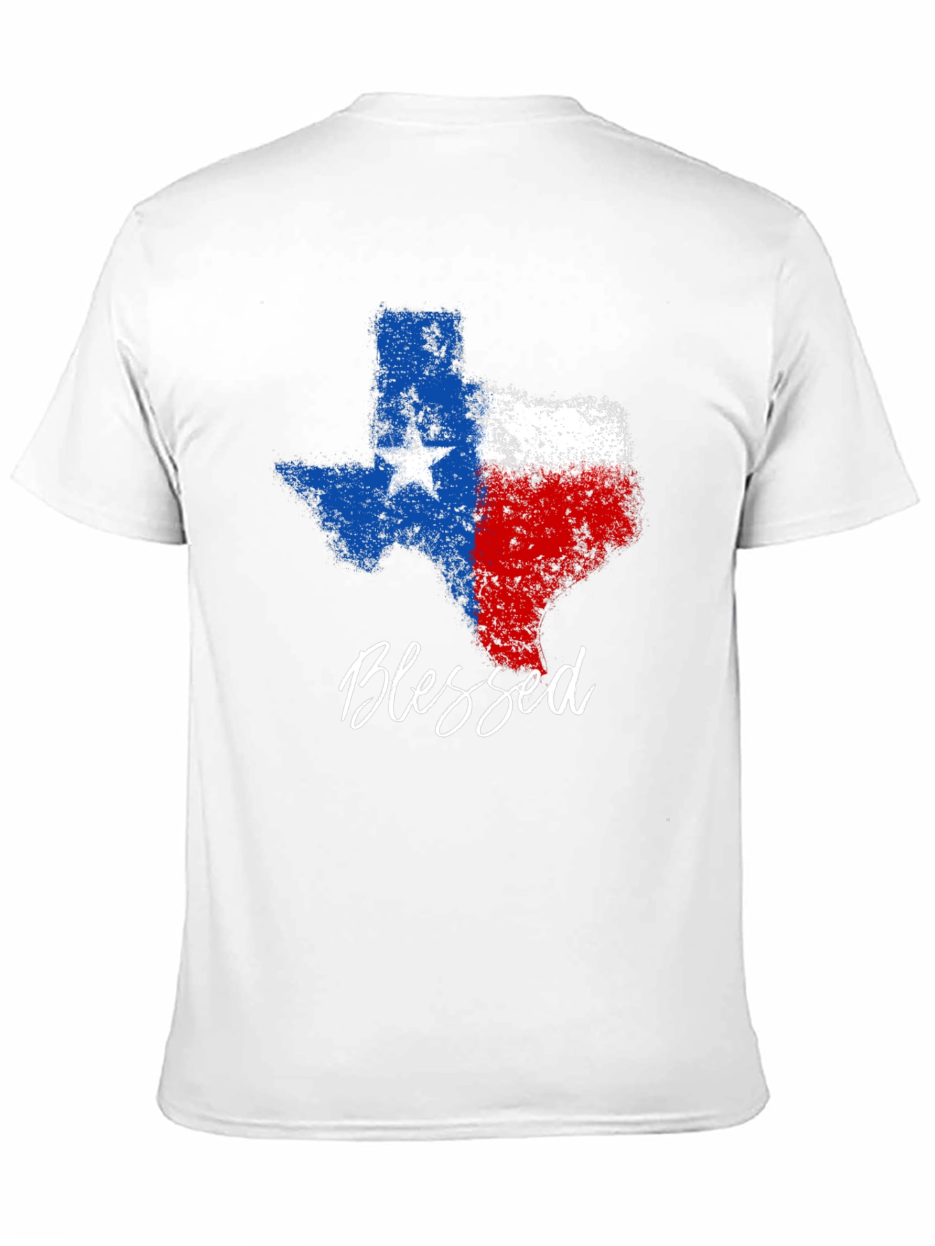 Blessed Texas Pride Graphic Tee - Black